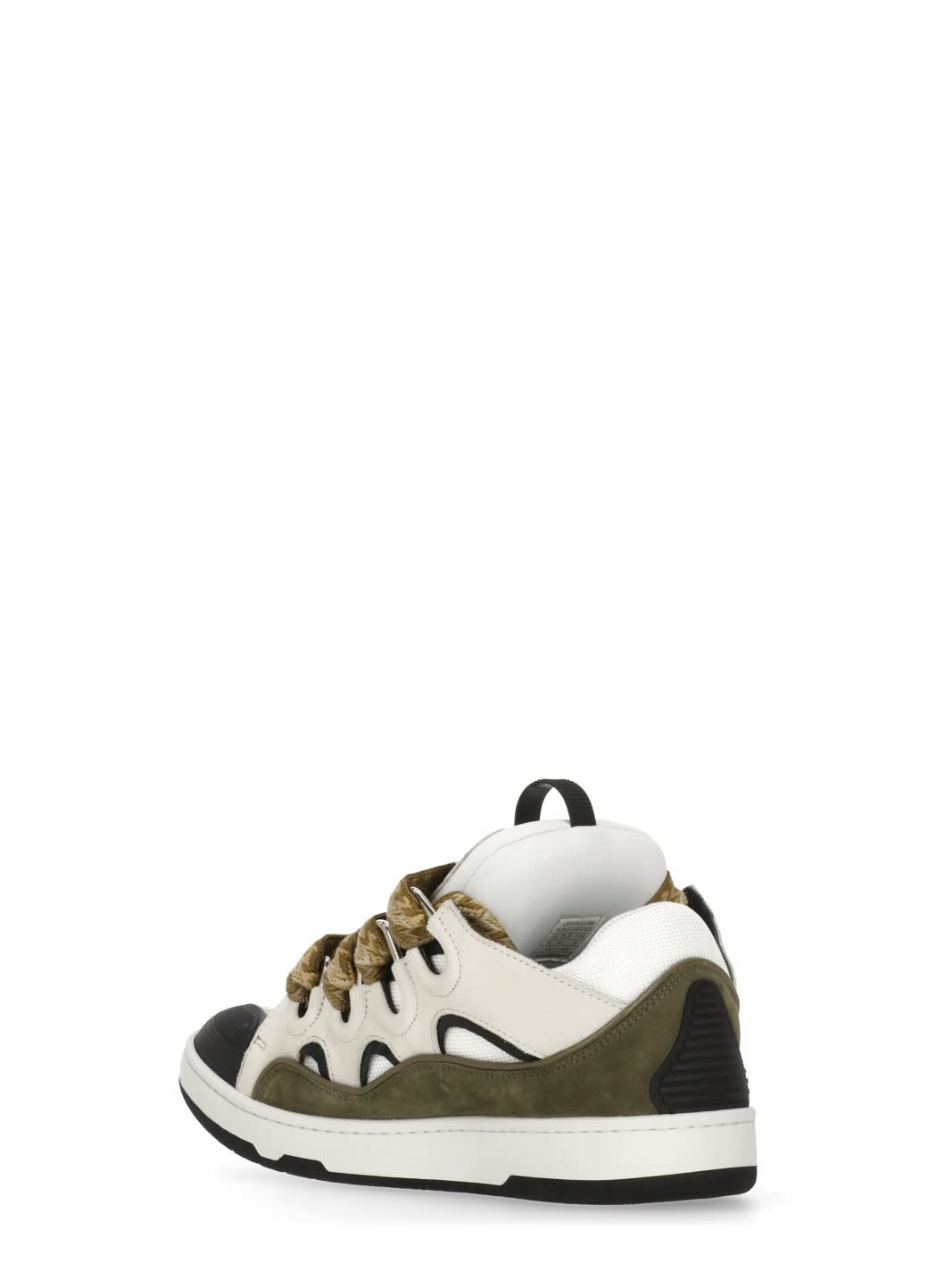 Lanvin Curb Sneakers In White