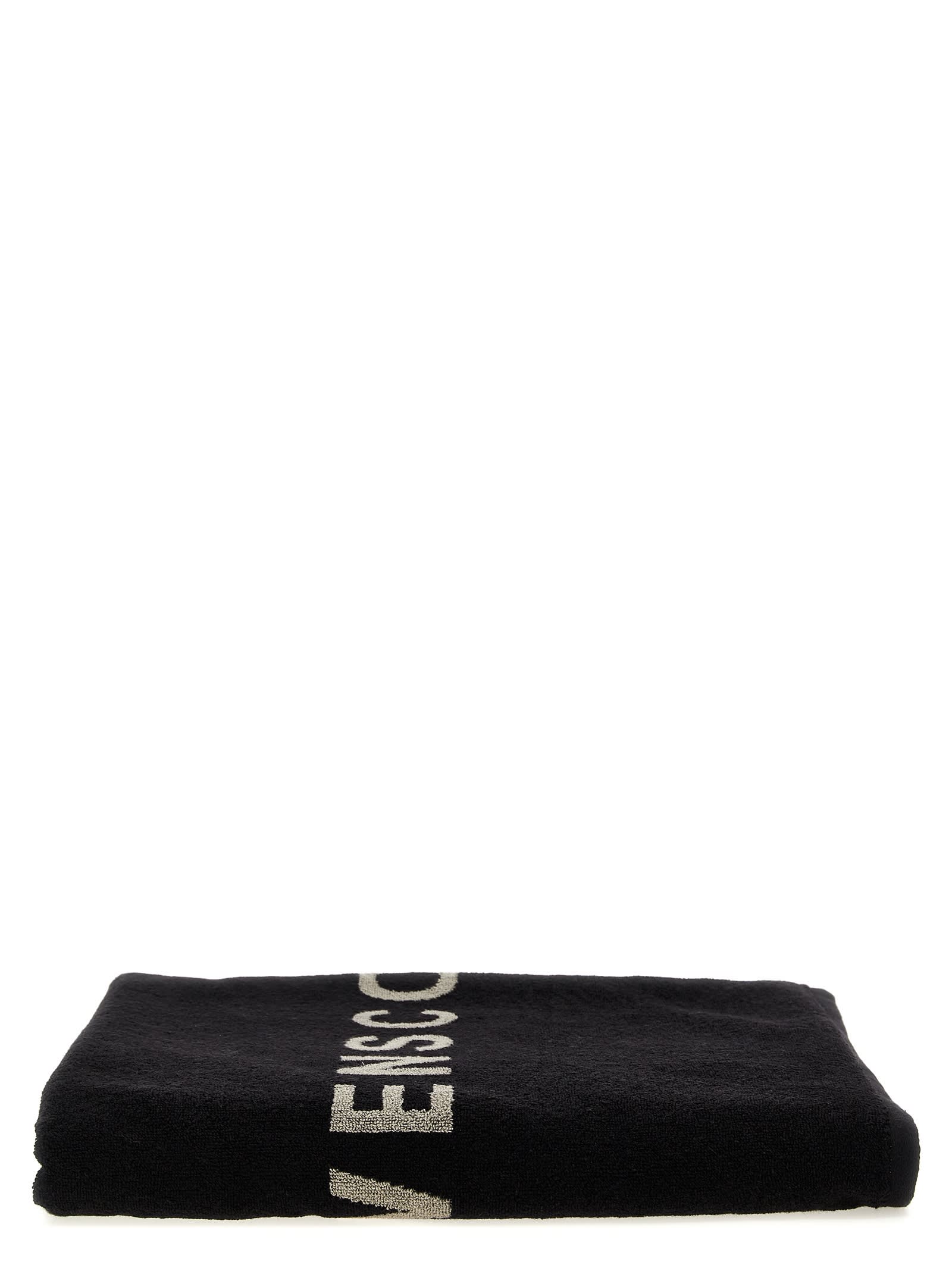 Rick Owens Beach Towel Written In Black