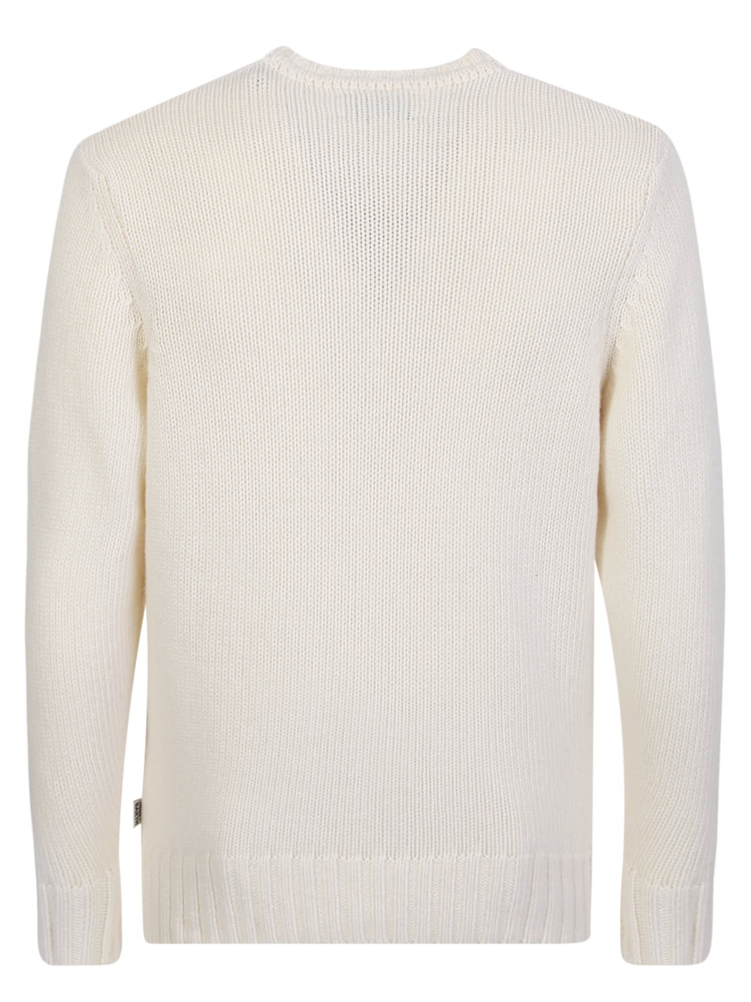 Mc2 Saint Barth White Summer Dreamer Sweater In White