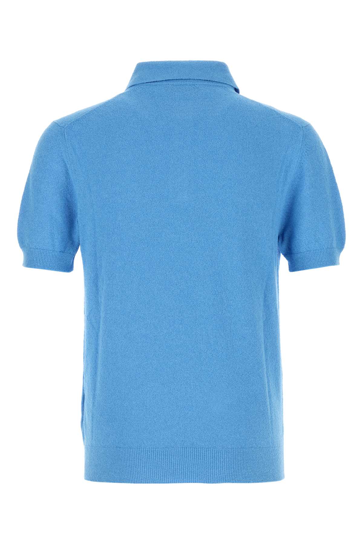 PRADA TURQUOISE COTTON POLO SHIRT