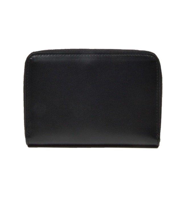 Shop Jil Sander Logo Embossed Zip-around Wallet In Nero