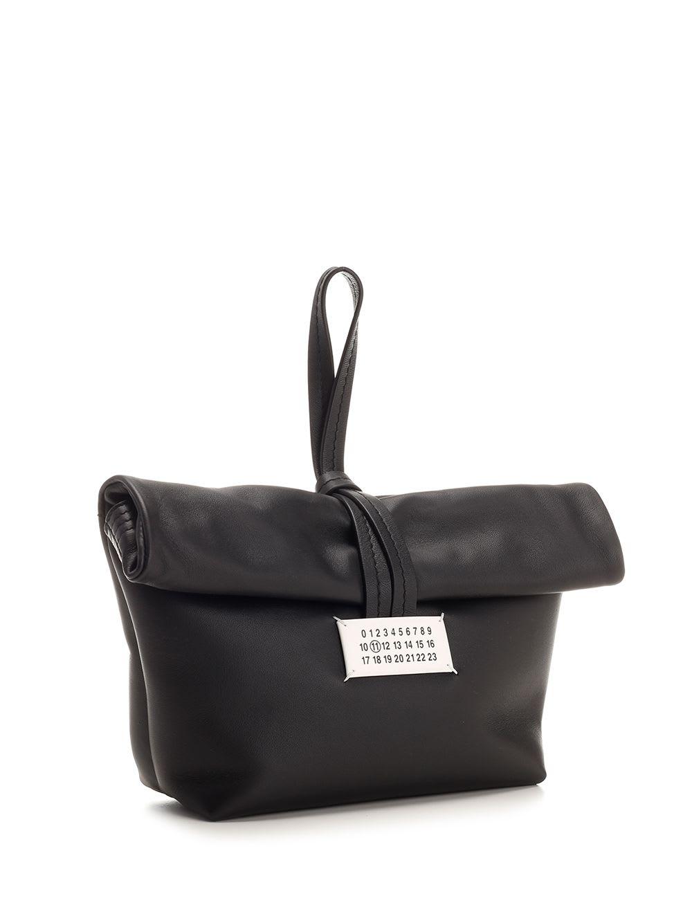 Shop Maison Margiela Foldable Clutch In Black