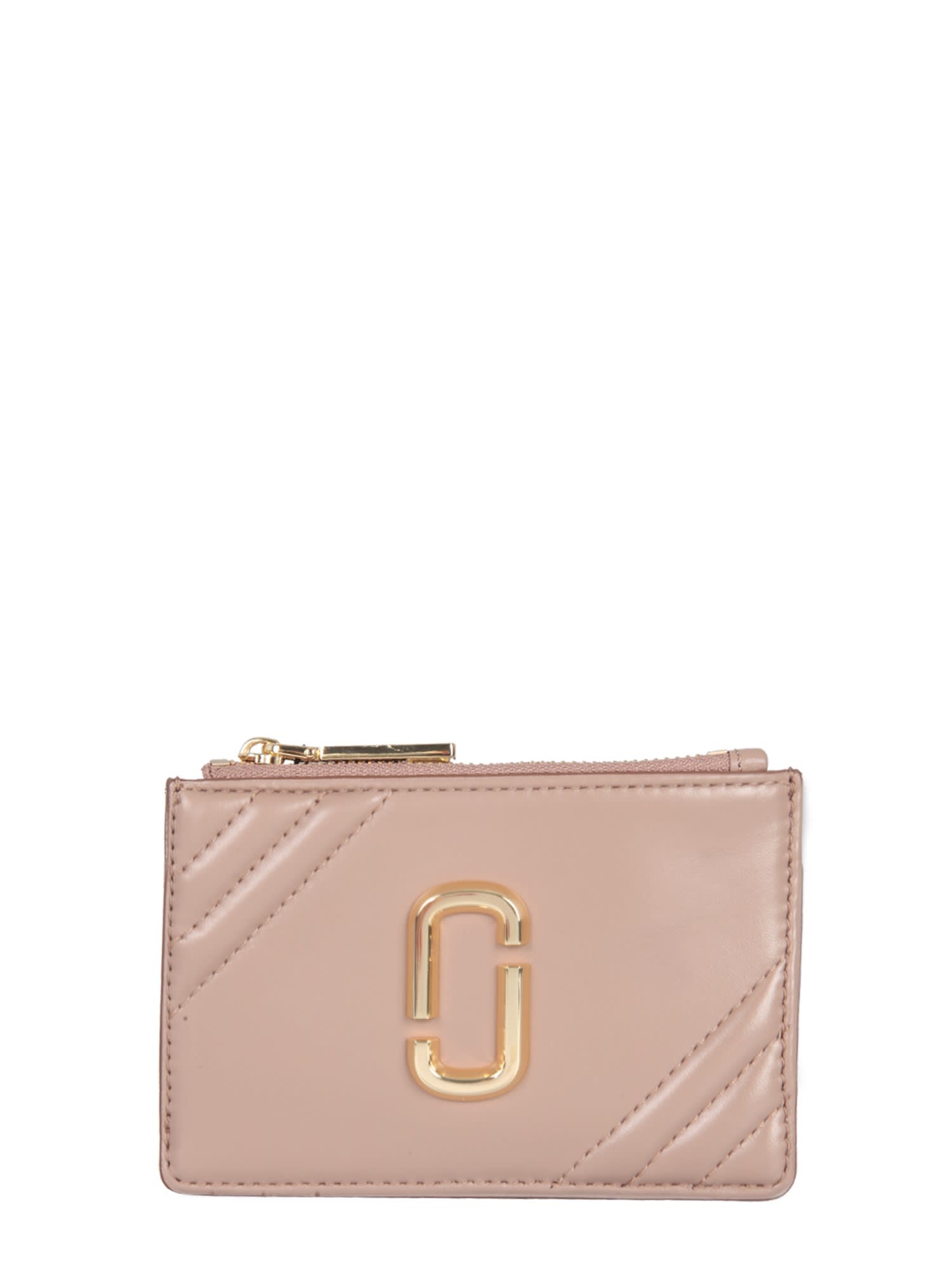 Marc Jacobs The Glam Shot Top Zip Multi Wallet In Beige | ModeSens