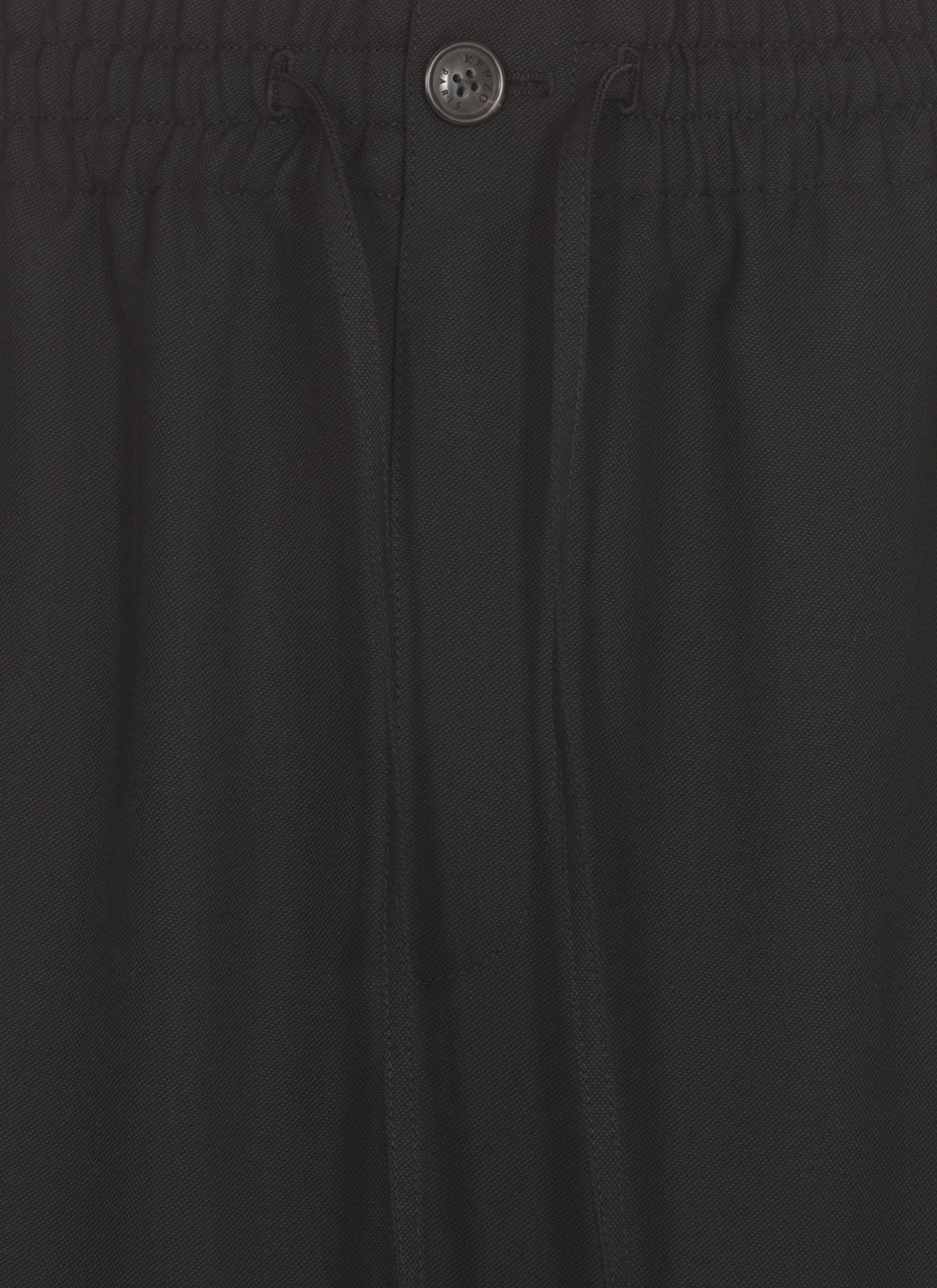 Shop Kenzo Cargo Joggins Trousers In Nero