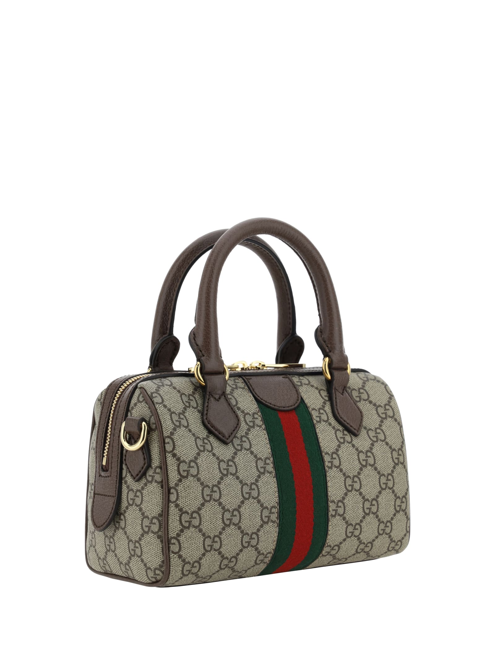 Shop Gucci Ophidia Handbag In Acero