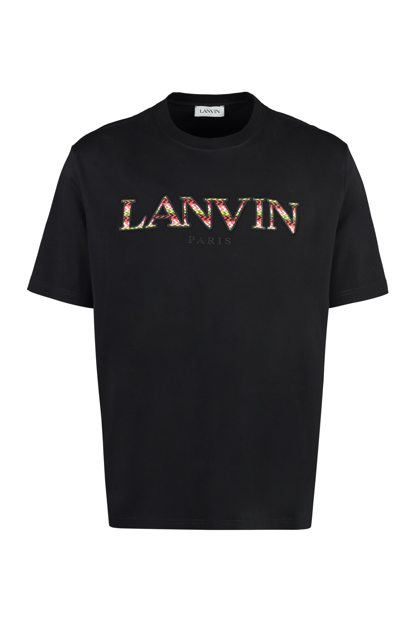 Shop Lanvin Cotton Crew-neck T-shirt