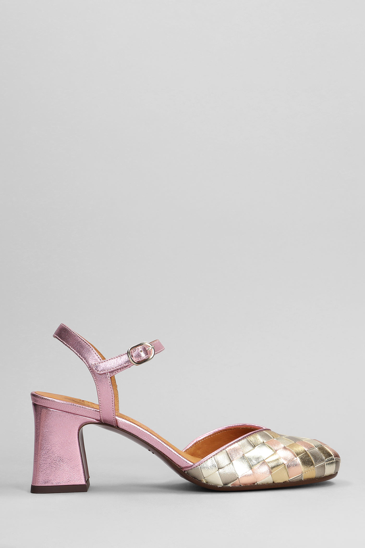 Filha Pumps In Rose-pink Leather