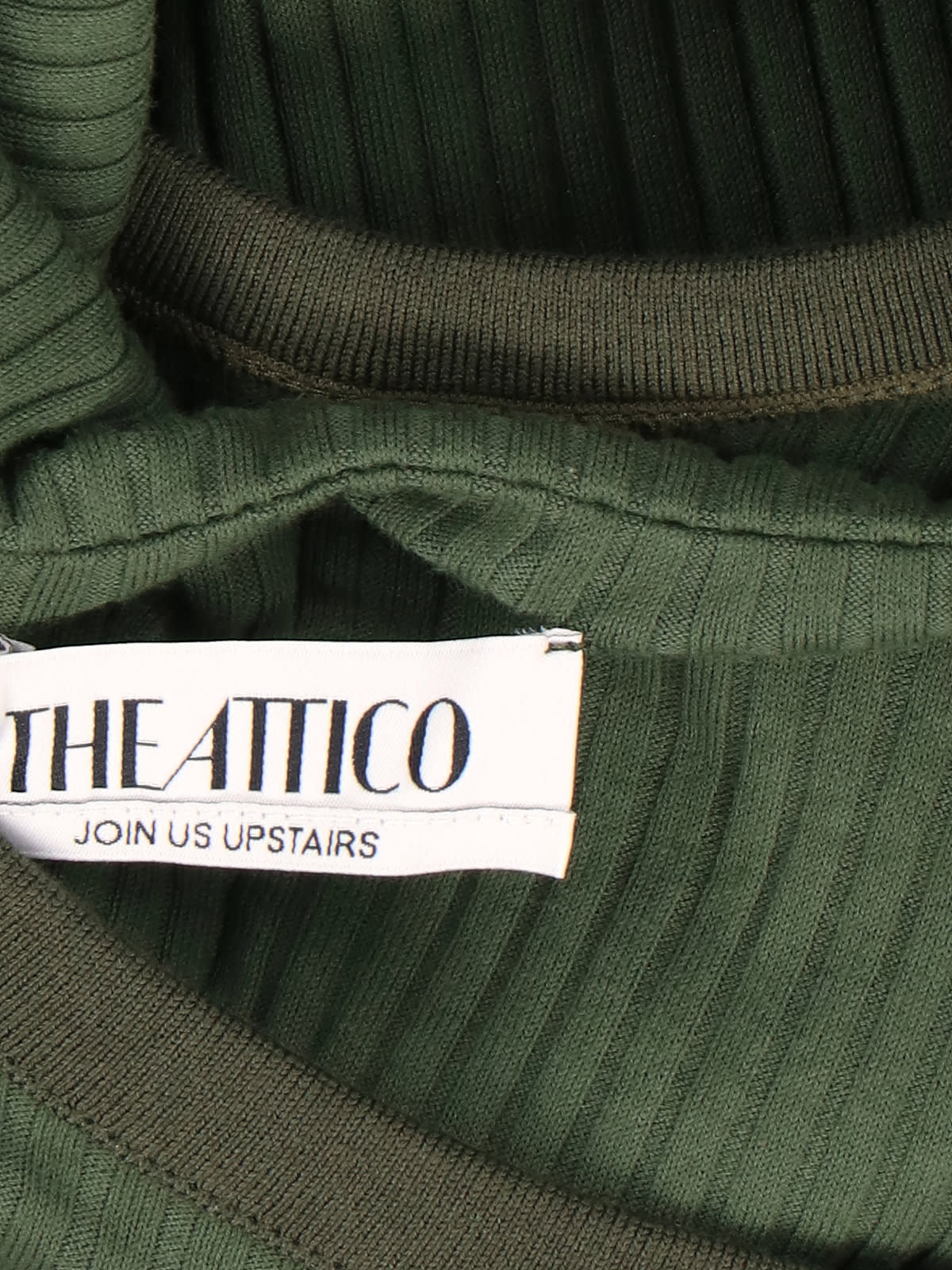 Shop Attico Shoulder Top In Green