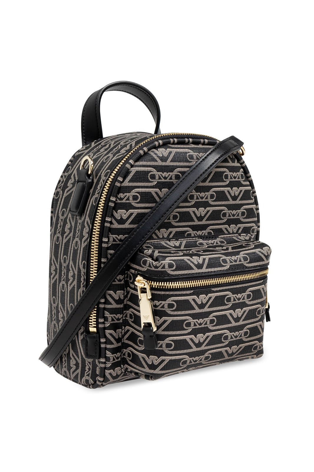 Shop Emporio Armani Backpack With Monogram