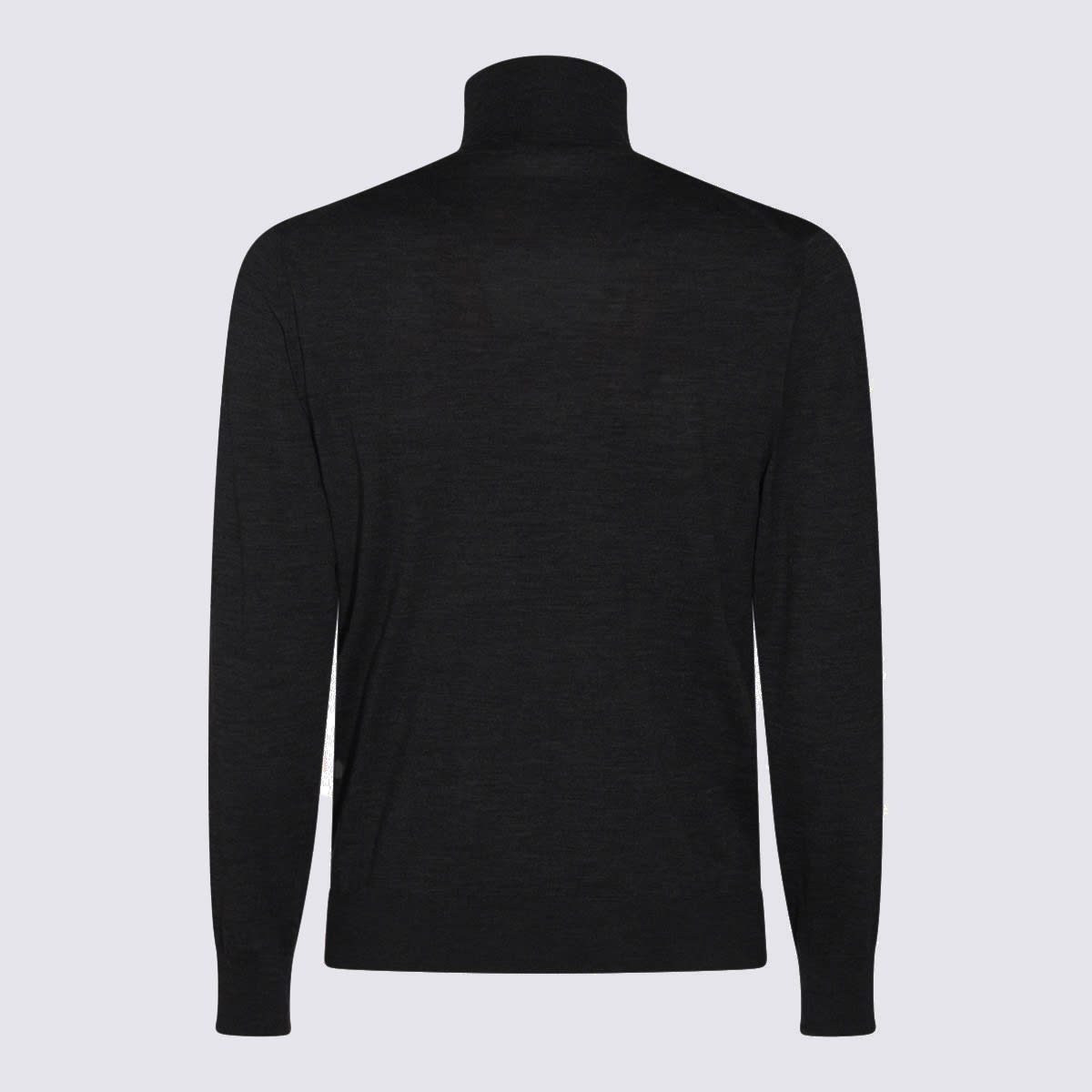 Black Wool Knitwear