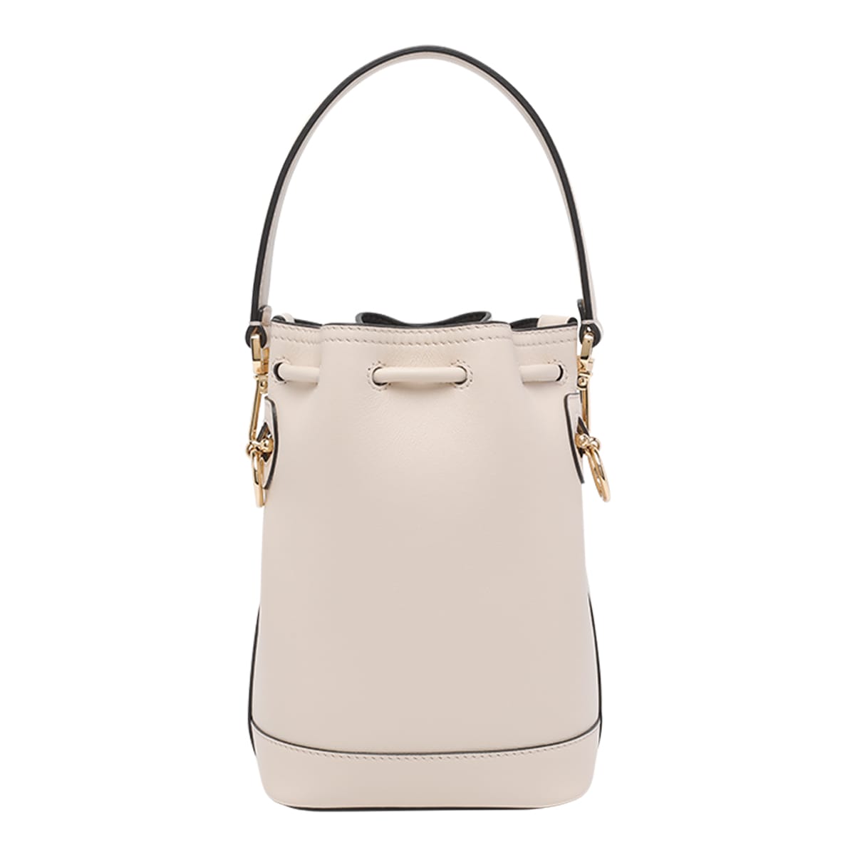 Fendi Mon Tresor Removable-handle Bucket Bag In White