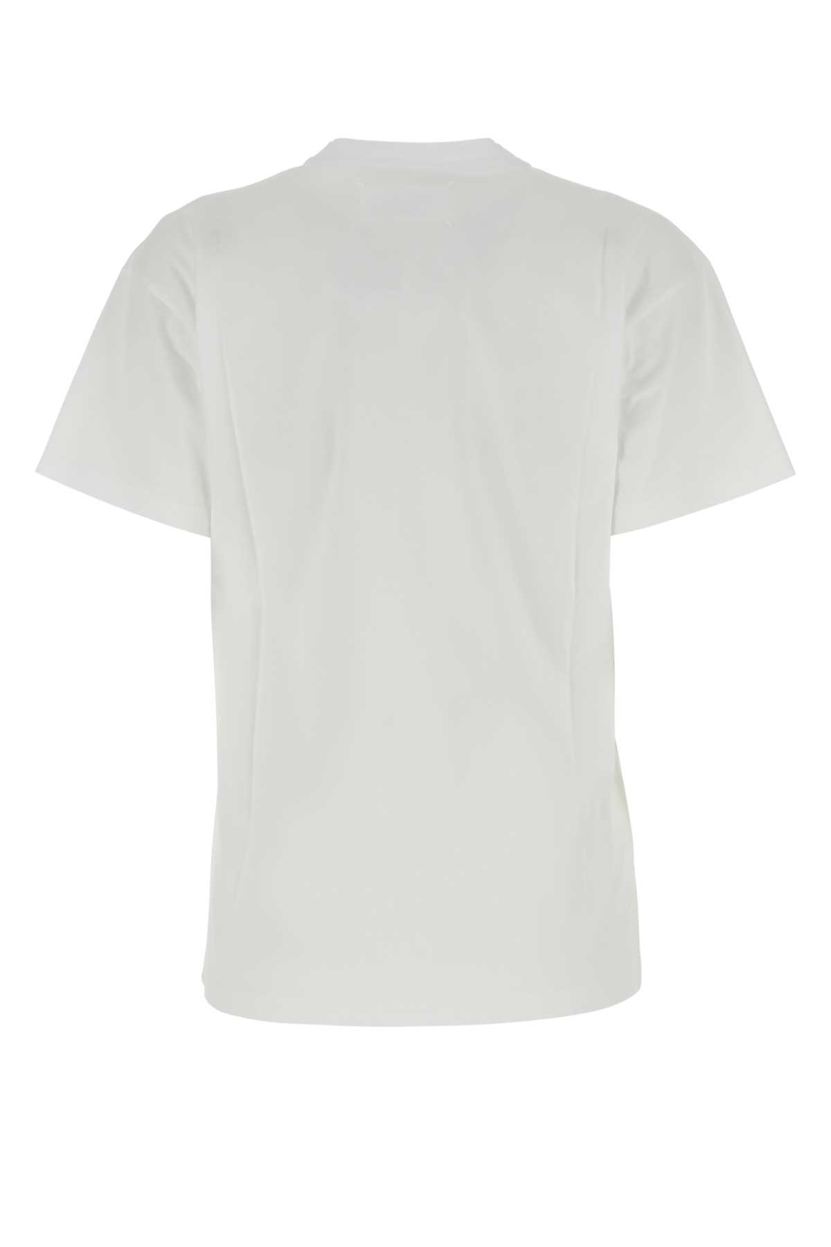 Maison Margiela White Cotton T-shirt In 100