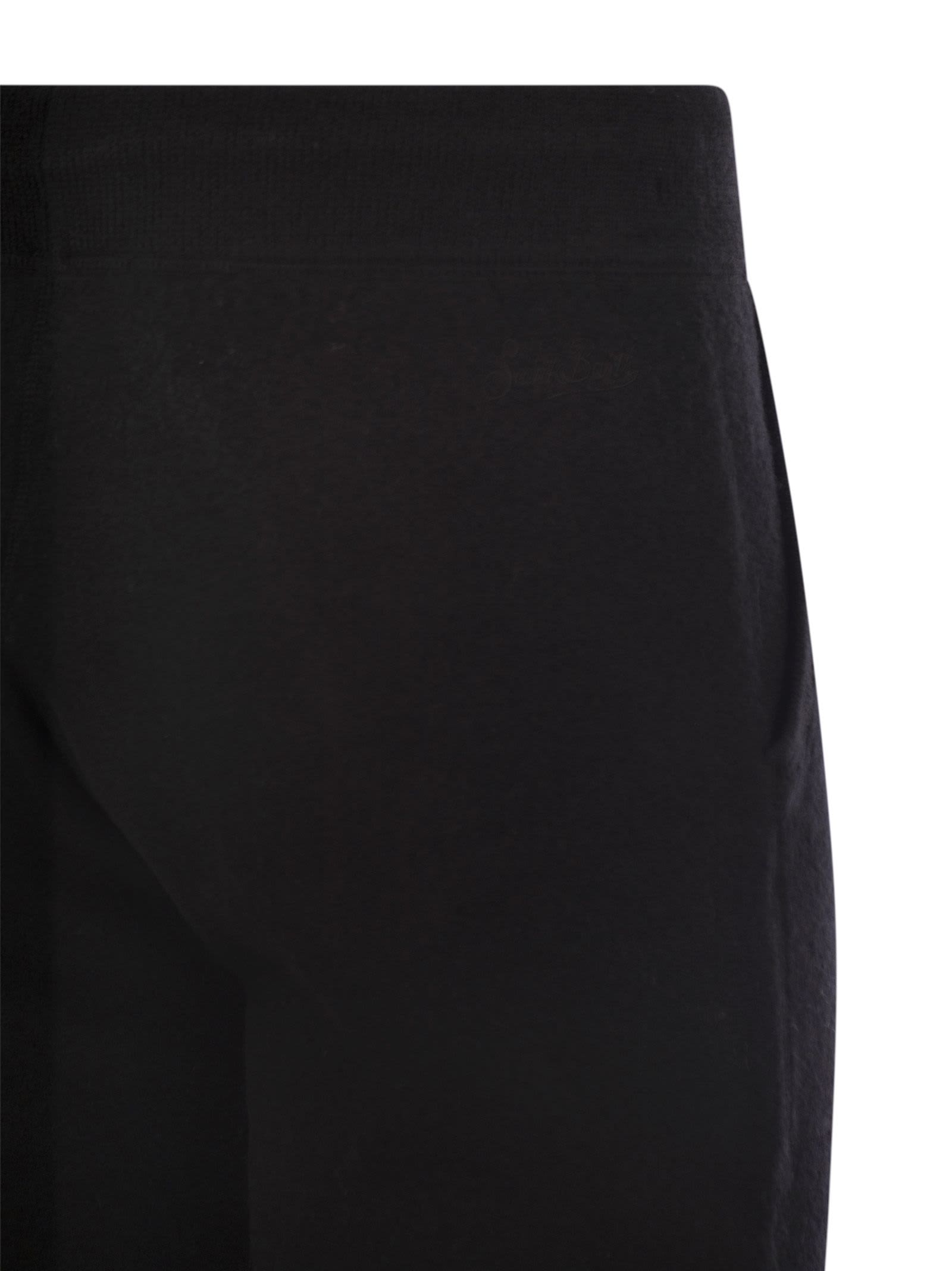 Mc2 Saint Barth Trousers In Black