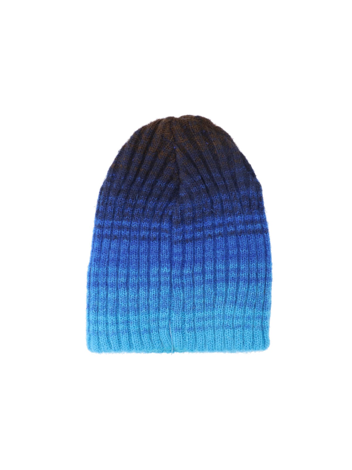 Shop Erl Ribbed Beanie In Blue