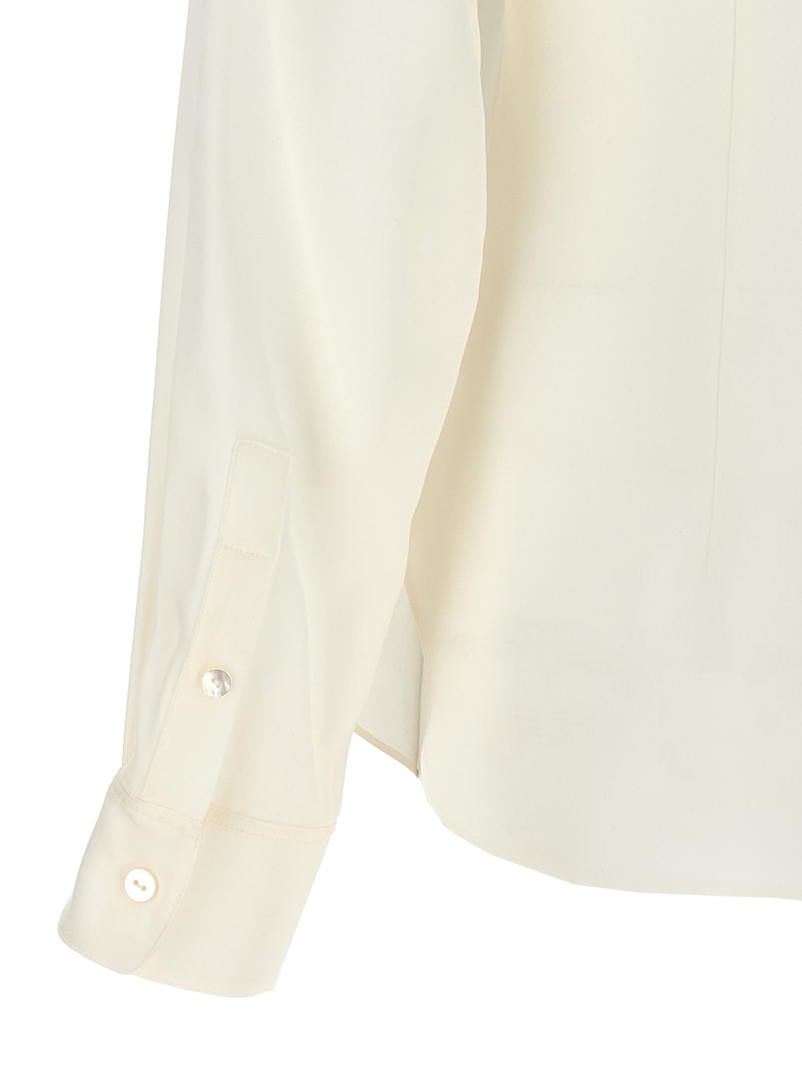 Shop Theory Classic Fitted Shirt In Neutrals