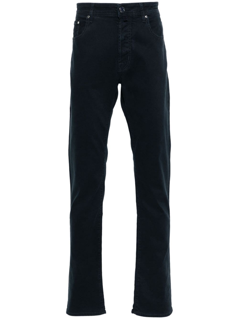 Shop Jacob Cohen Slim Fit Bard Jeans In Navy Blue