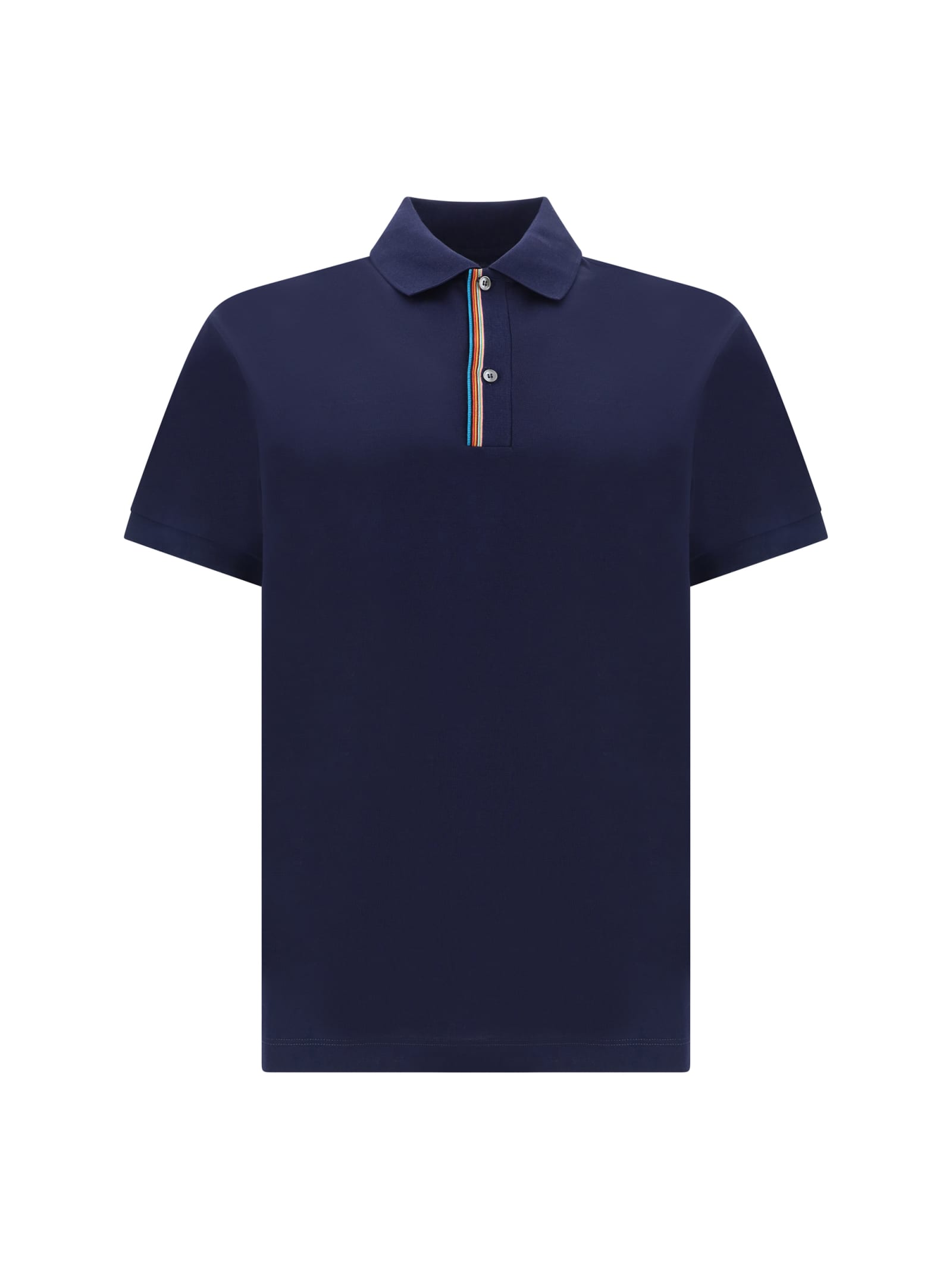 Shop Paul Smith Polo Shirt In Blue