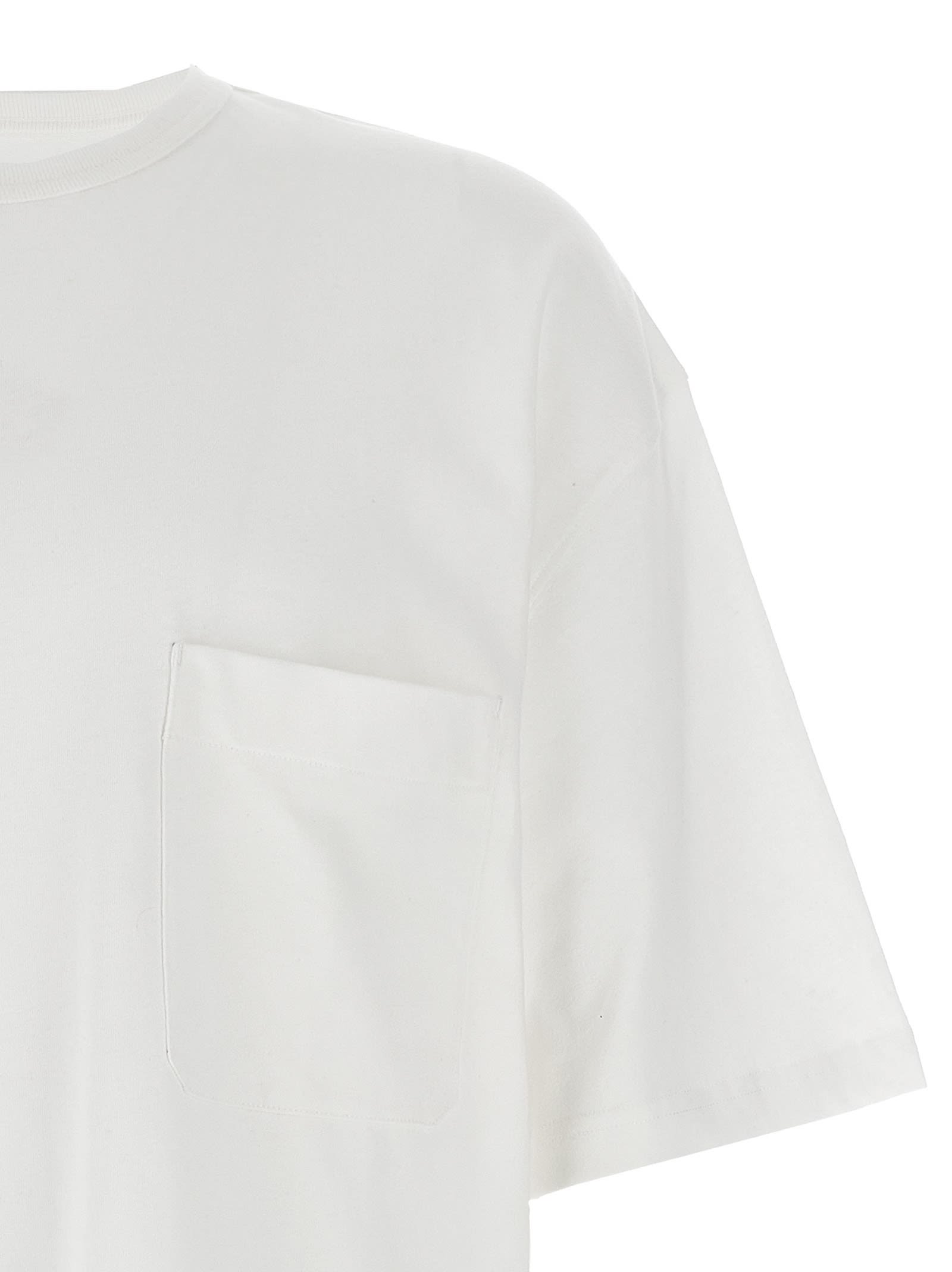 Lemaire T-shirt With Round Neck And Short Sleeves