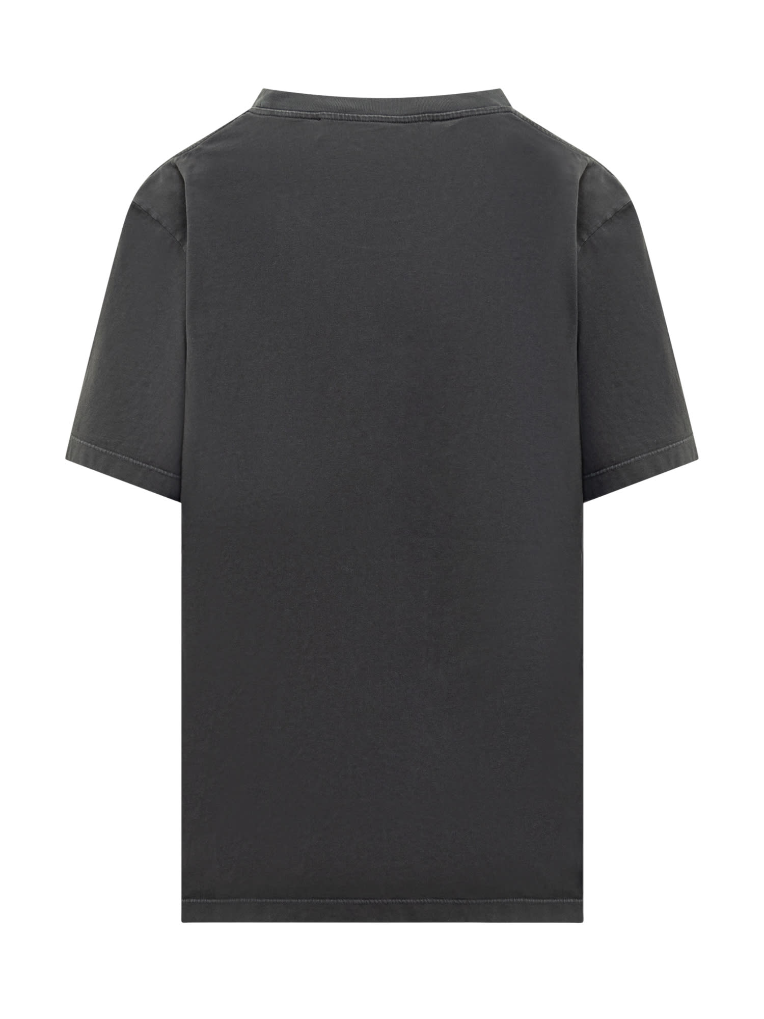 Shop Stella Mccartney T-shirt With Graphic Wing Print In Black