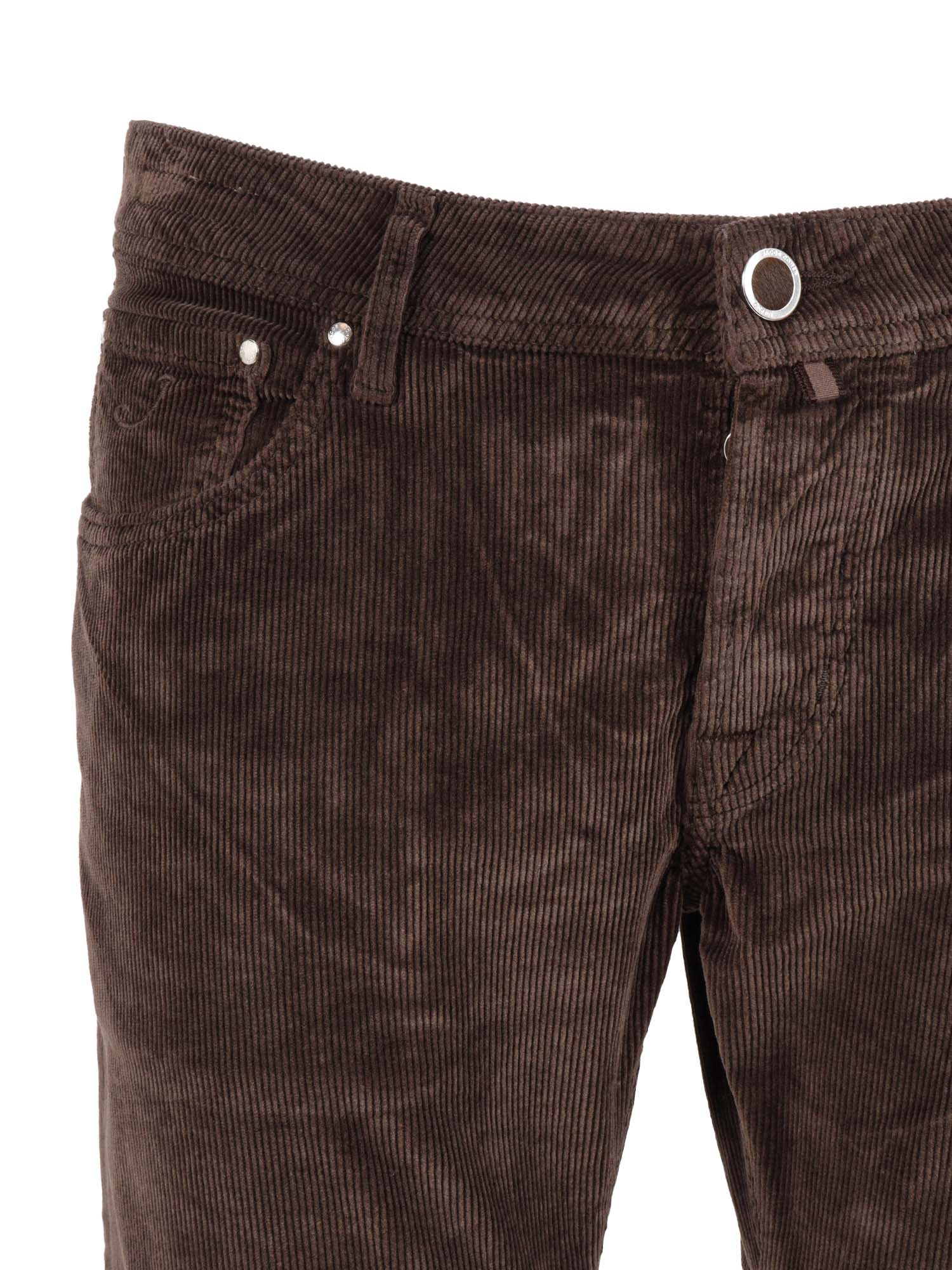 Jacob Cohen 5 Pockets Slim Fit Pants In Animal Print