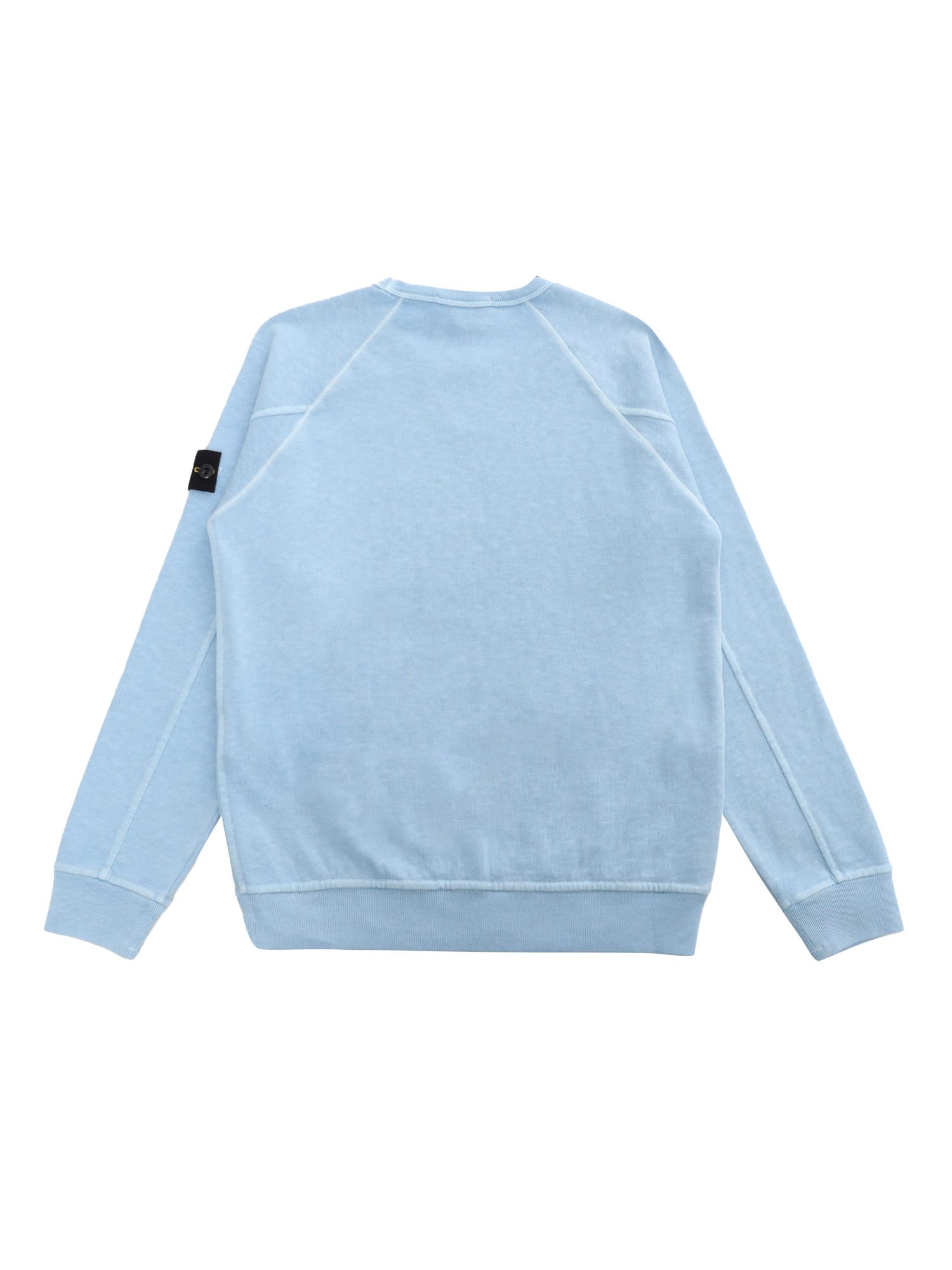 Shop Stone Island Junior Light Blue Sweatshirt
