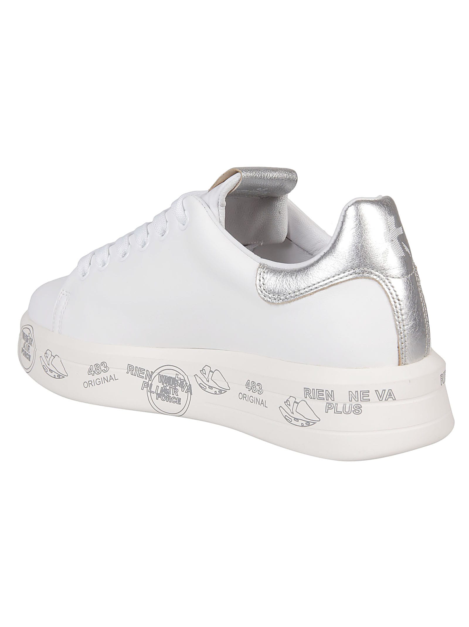 Shop Premiata Belle Sneakers In Bianco