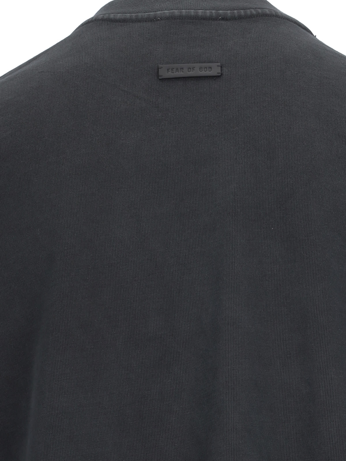 Shop Fear Of God Long-sleeved T-shirt Airbrush 8 In Black