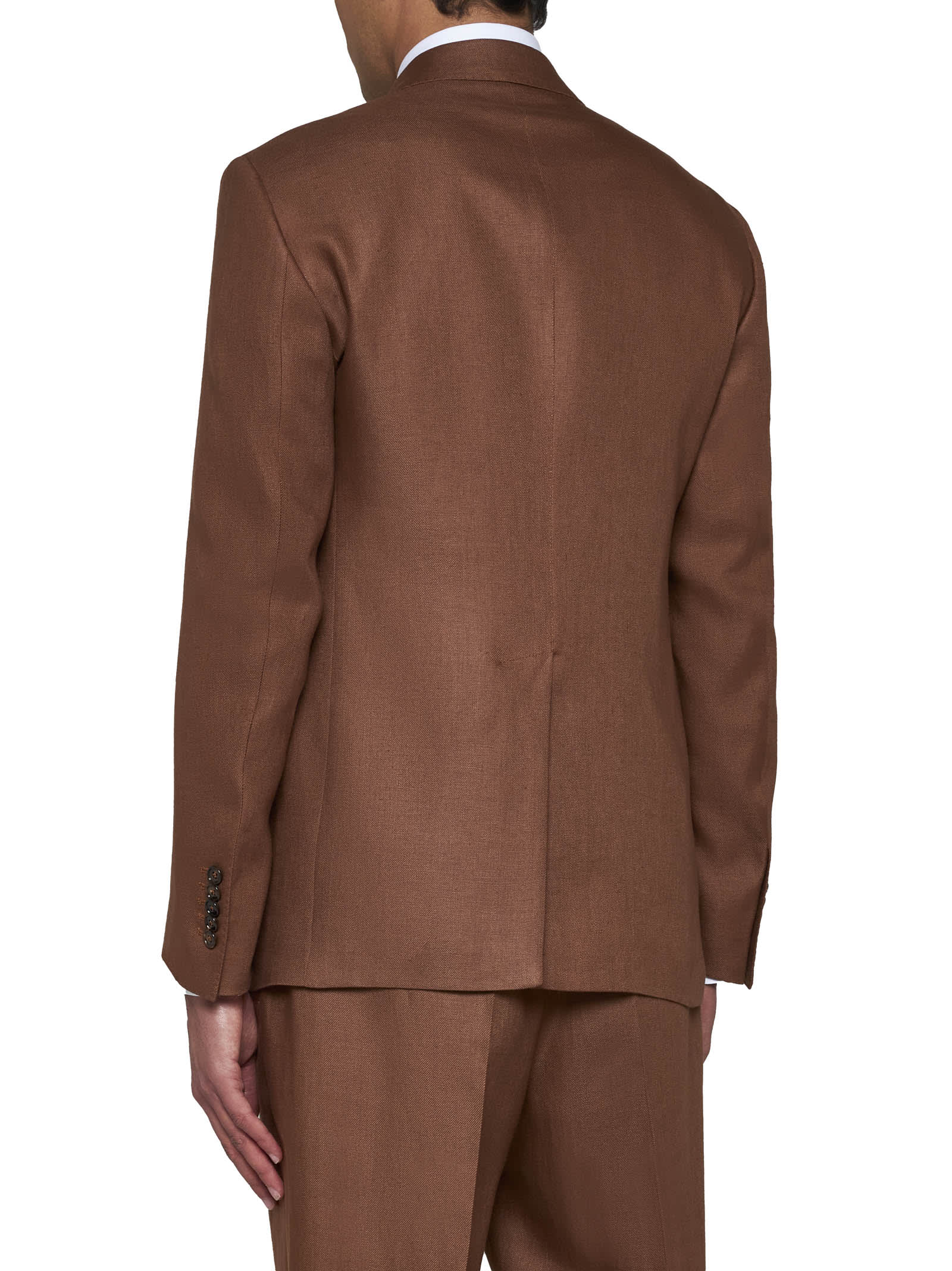 Shop Tagliatore Blazer In Coccio