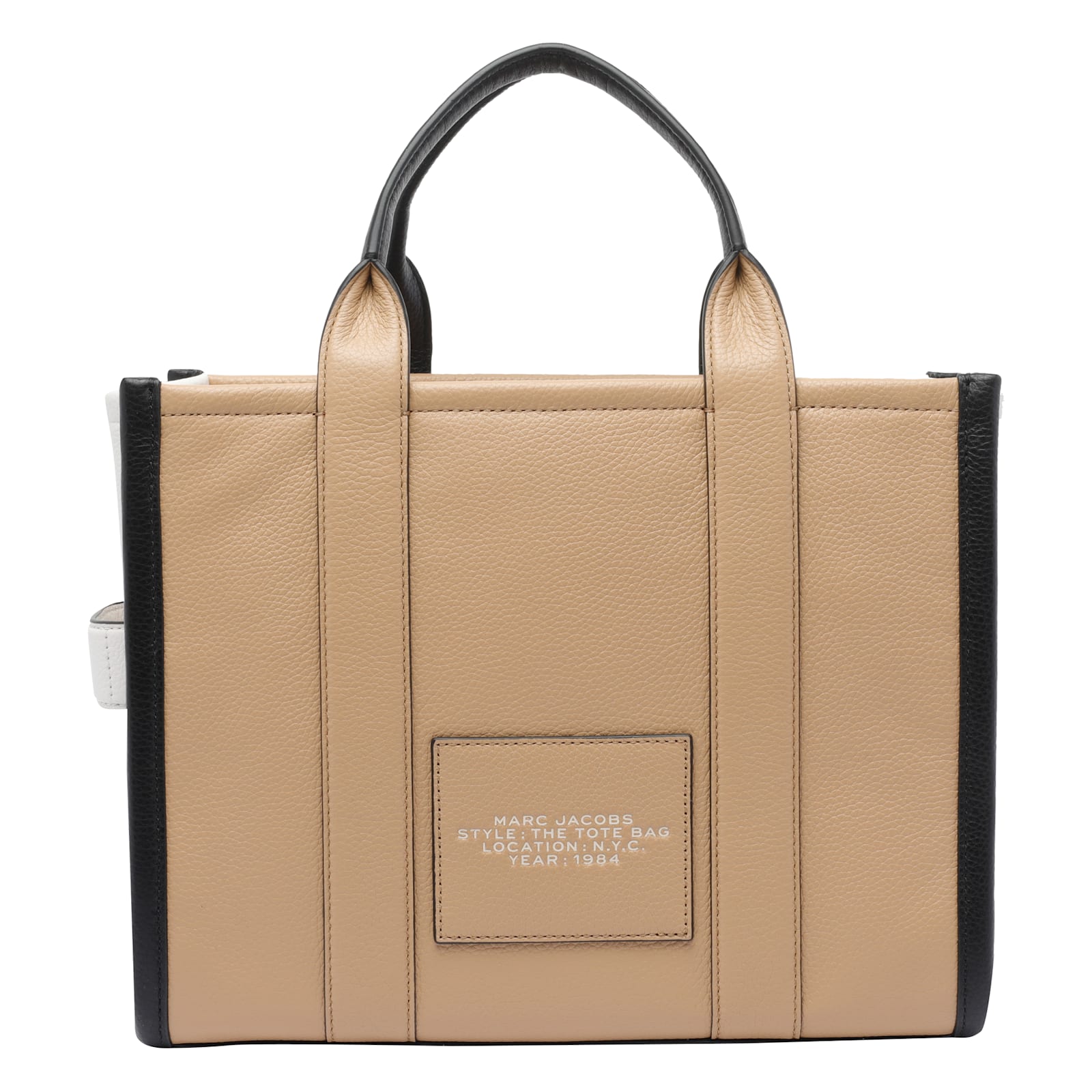 Marc Jacobs Medium Leather Tote Bag With Removable Strap In Brown