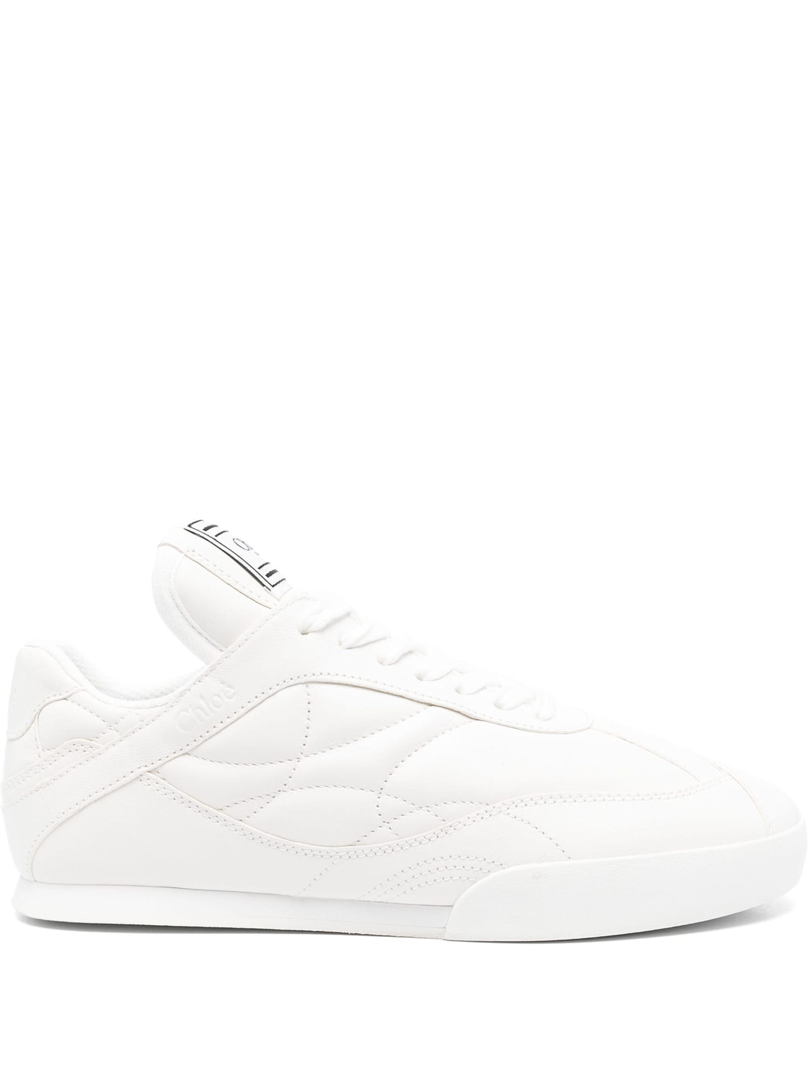 Shop Chloé Kick Sneakers In White