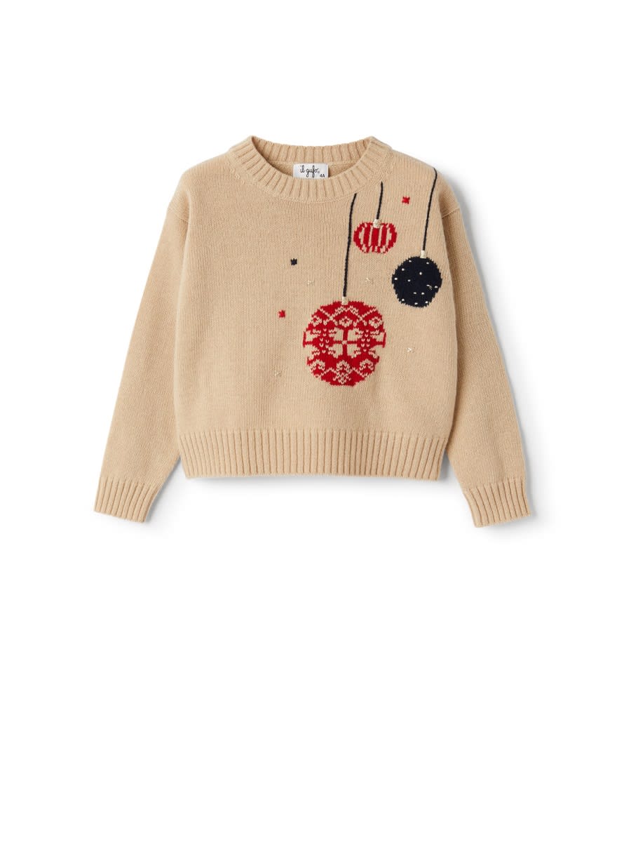 Il Gufo Intarsia-knit Jumper In Multicolour