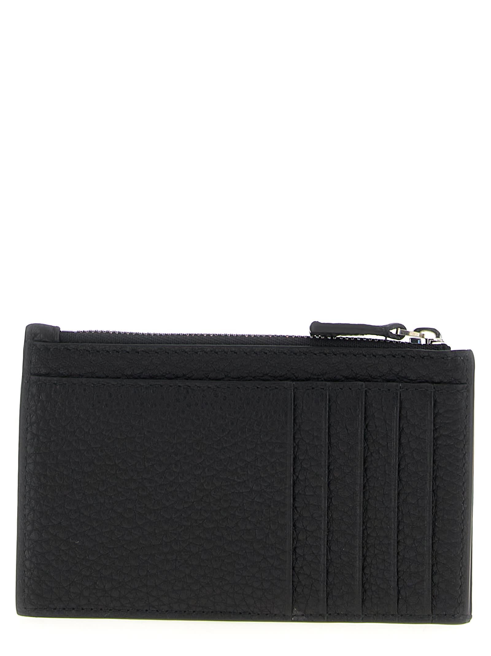 Balenciaga Credit Long Coin And Card Holder In Black