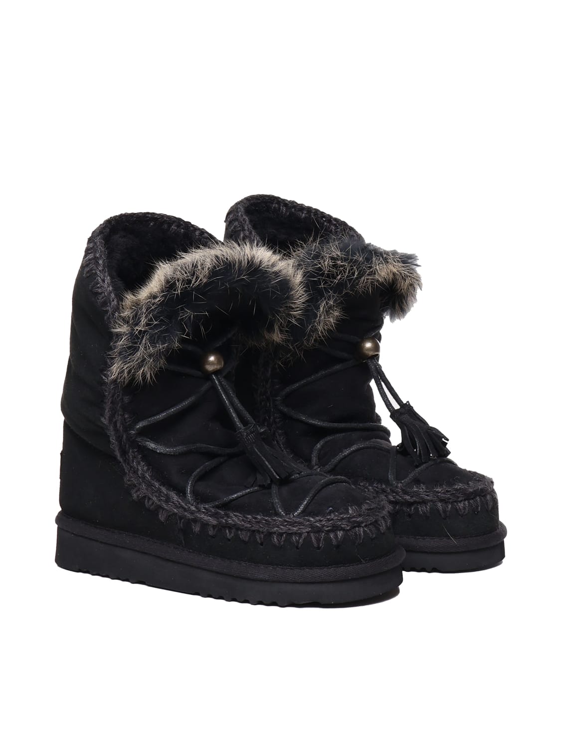 Shop Mou Eskimo Dream Boots In Black