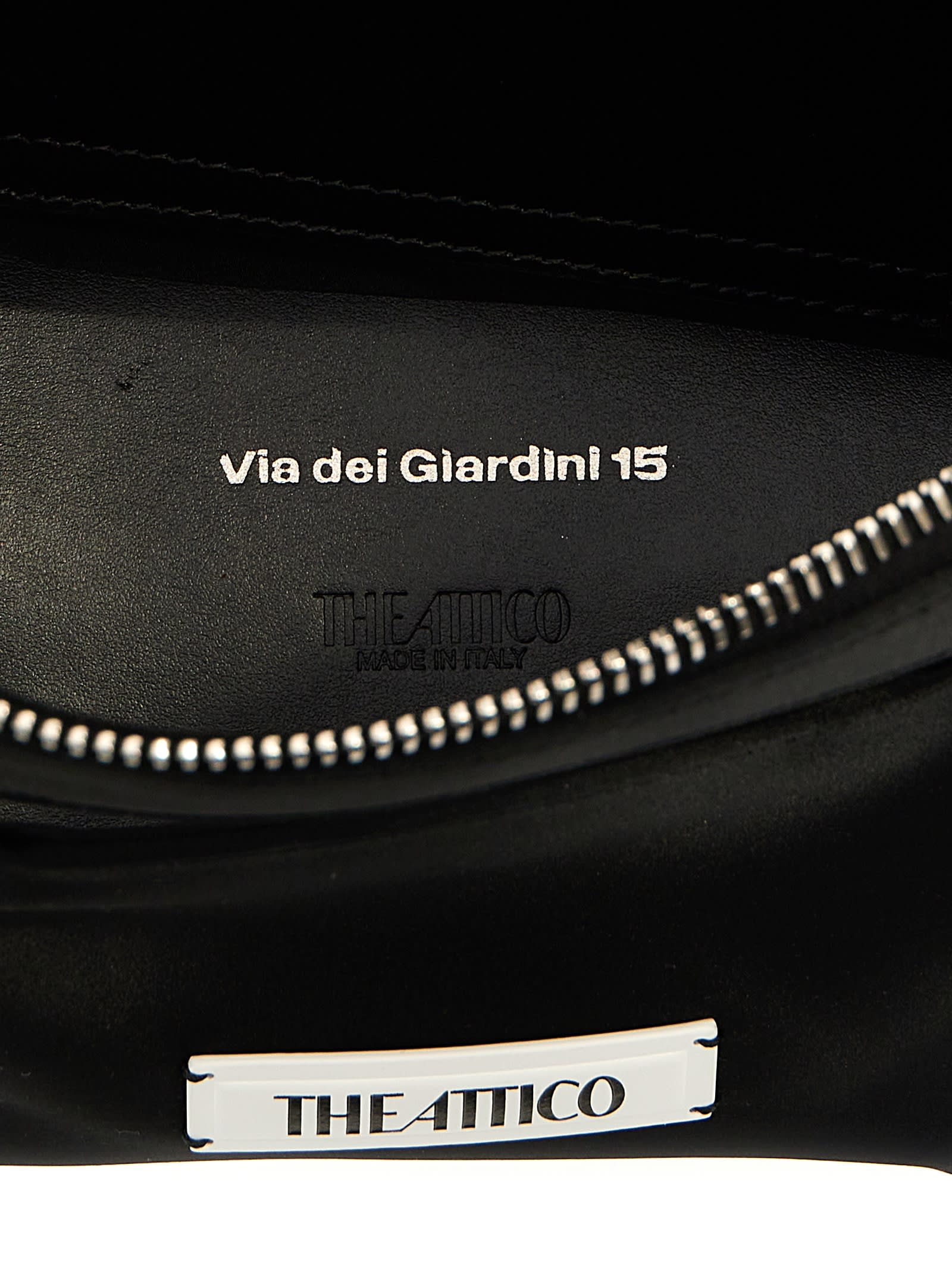 Shop Attico Via Dei Giardini 15 Handbag In Black