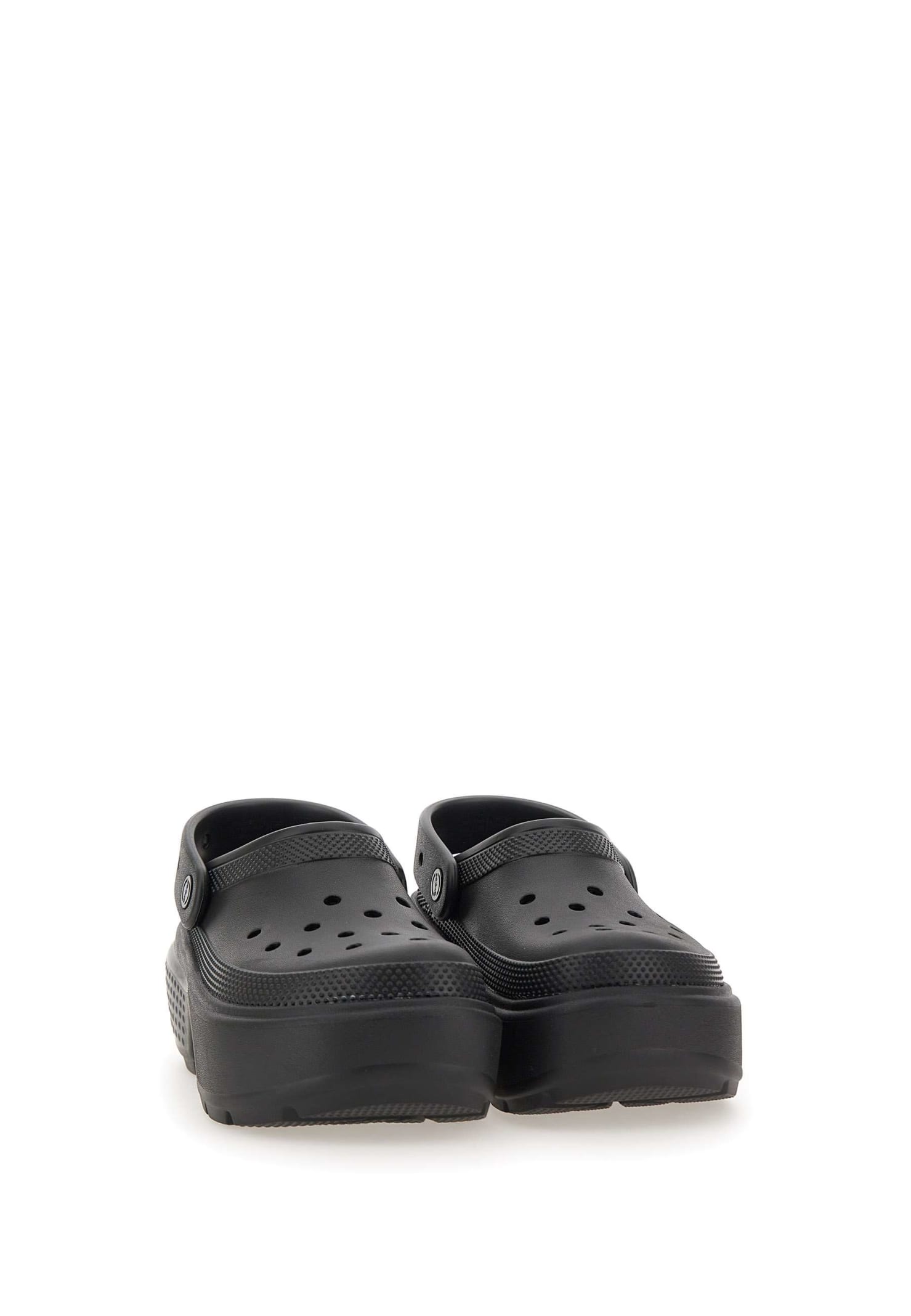 Shop Crocs Stomp Clog Mules In Black