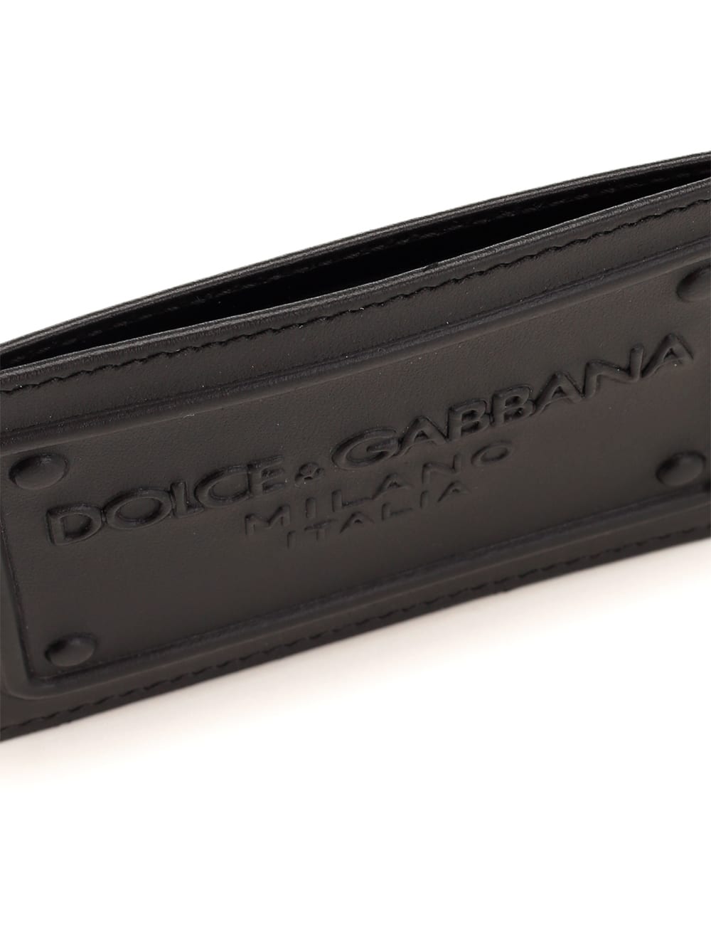 Shop Dolce & Gabbana Card Holder With Embossed Logo