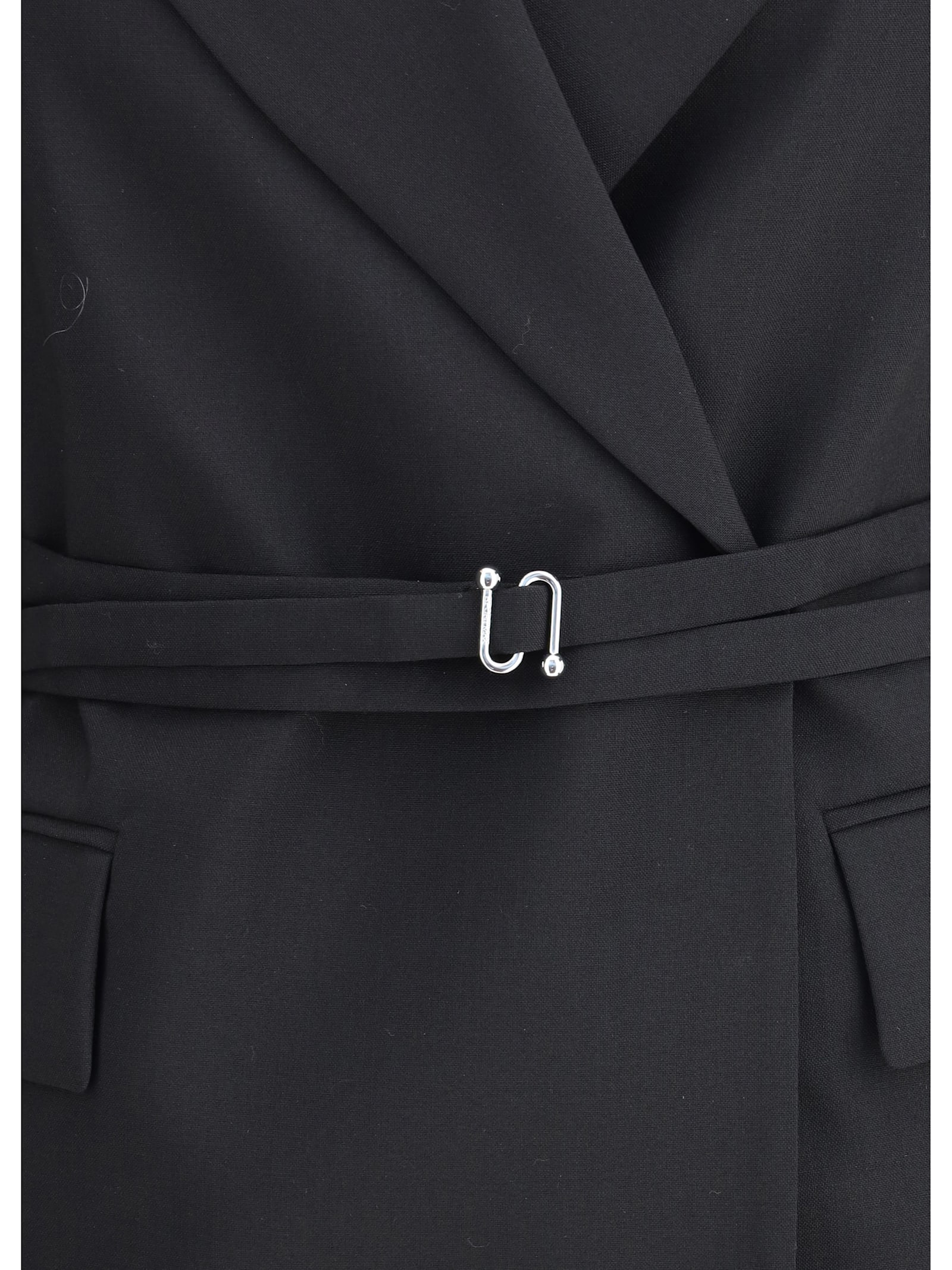 Sportmax Tubinga Long Blazer In Black