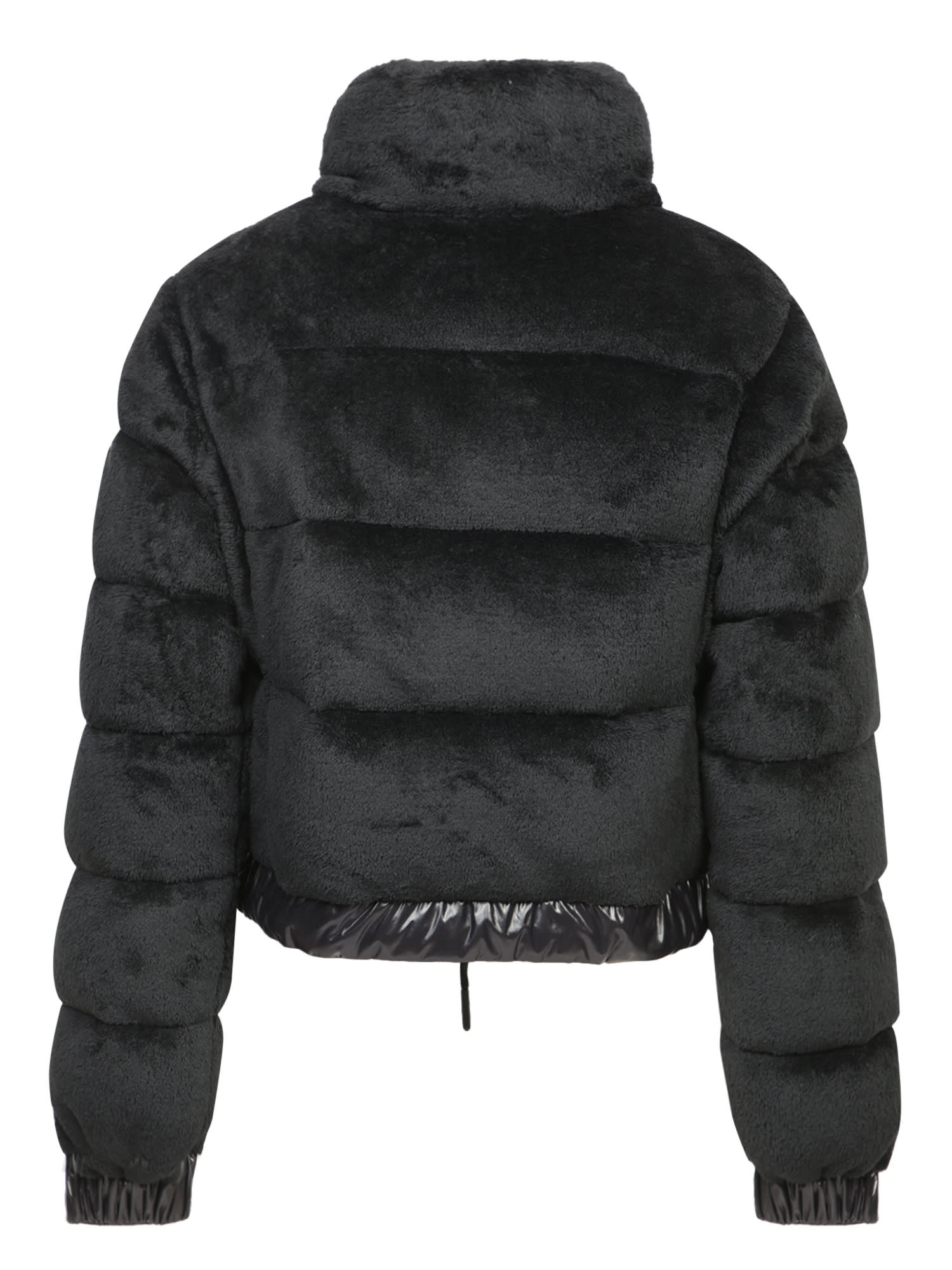 Shop Moncler Ayse Black Bomber Jacket