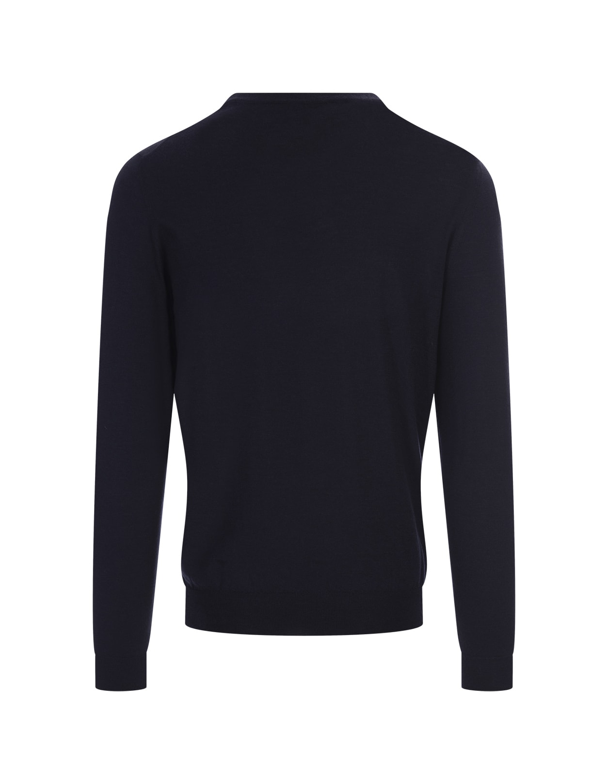 Shop Fedeli Night Blue Cashmere Sweater