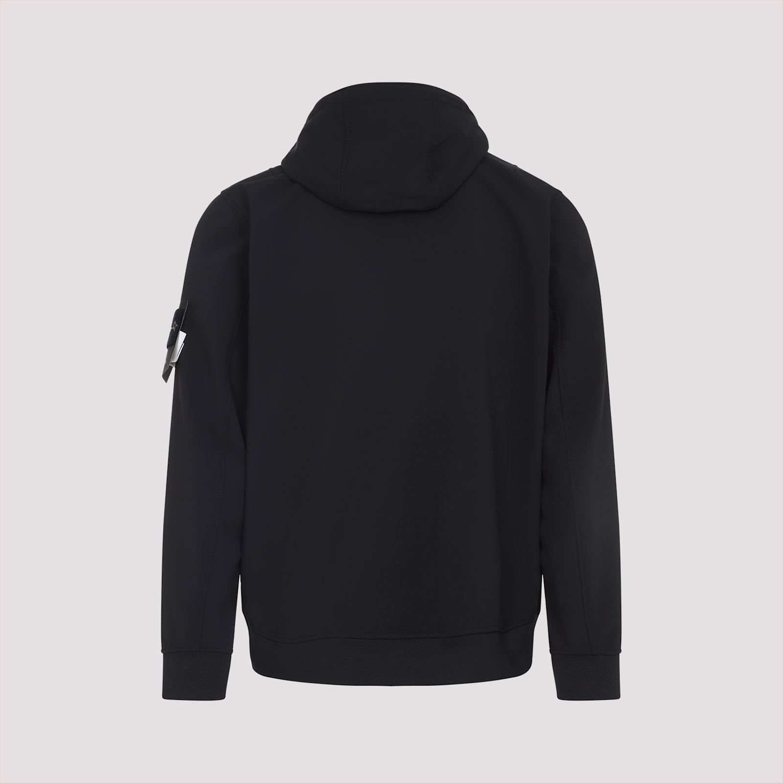 Stone Island Light Jacket With Hood And Weatherproof Membrane In Multi