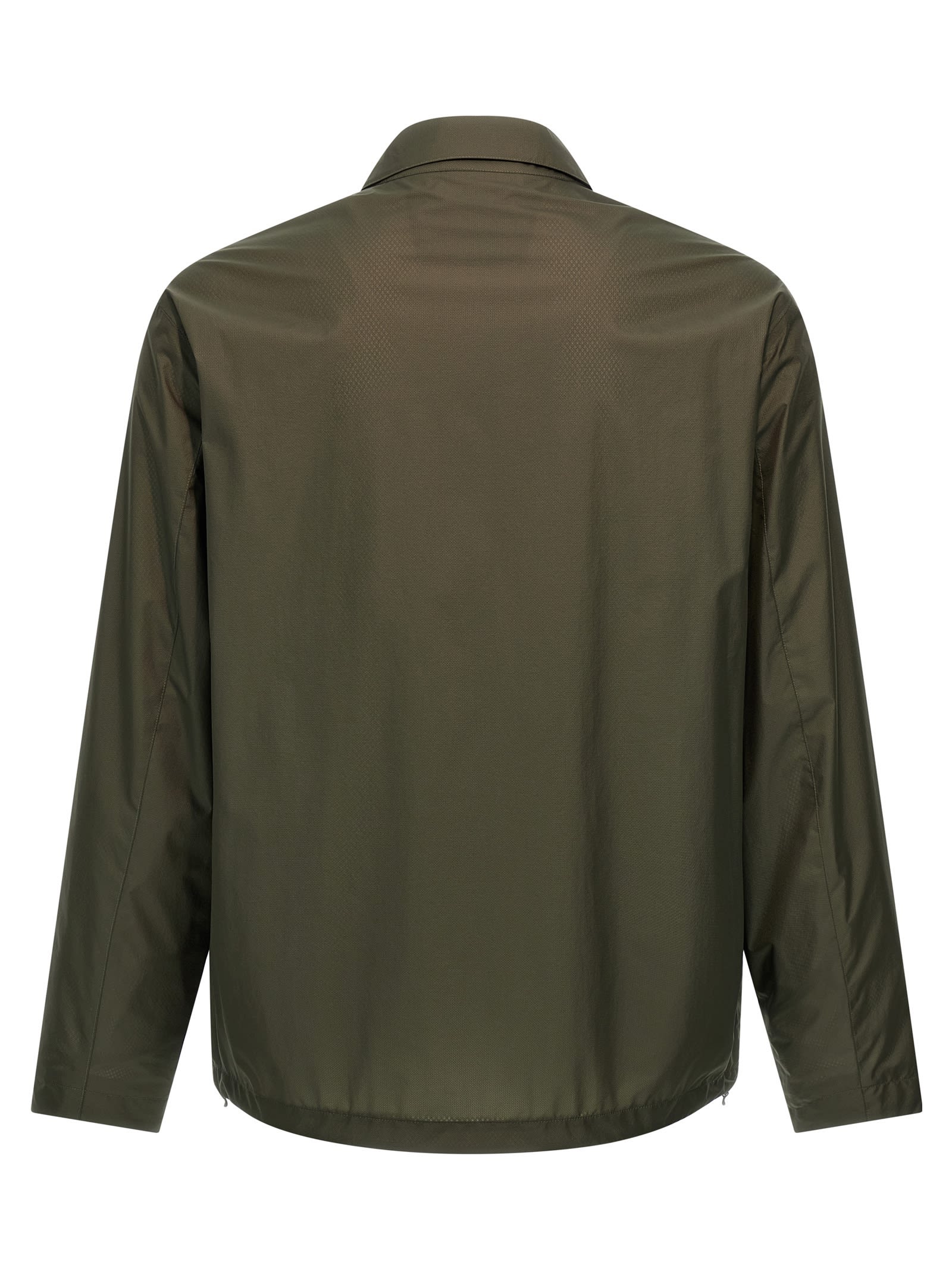 C.p. Company Metropolis Pertex Overshirt In Green