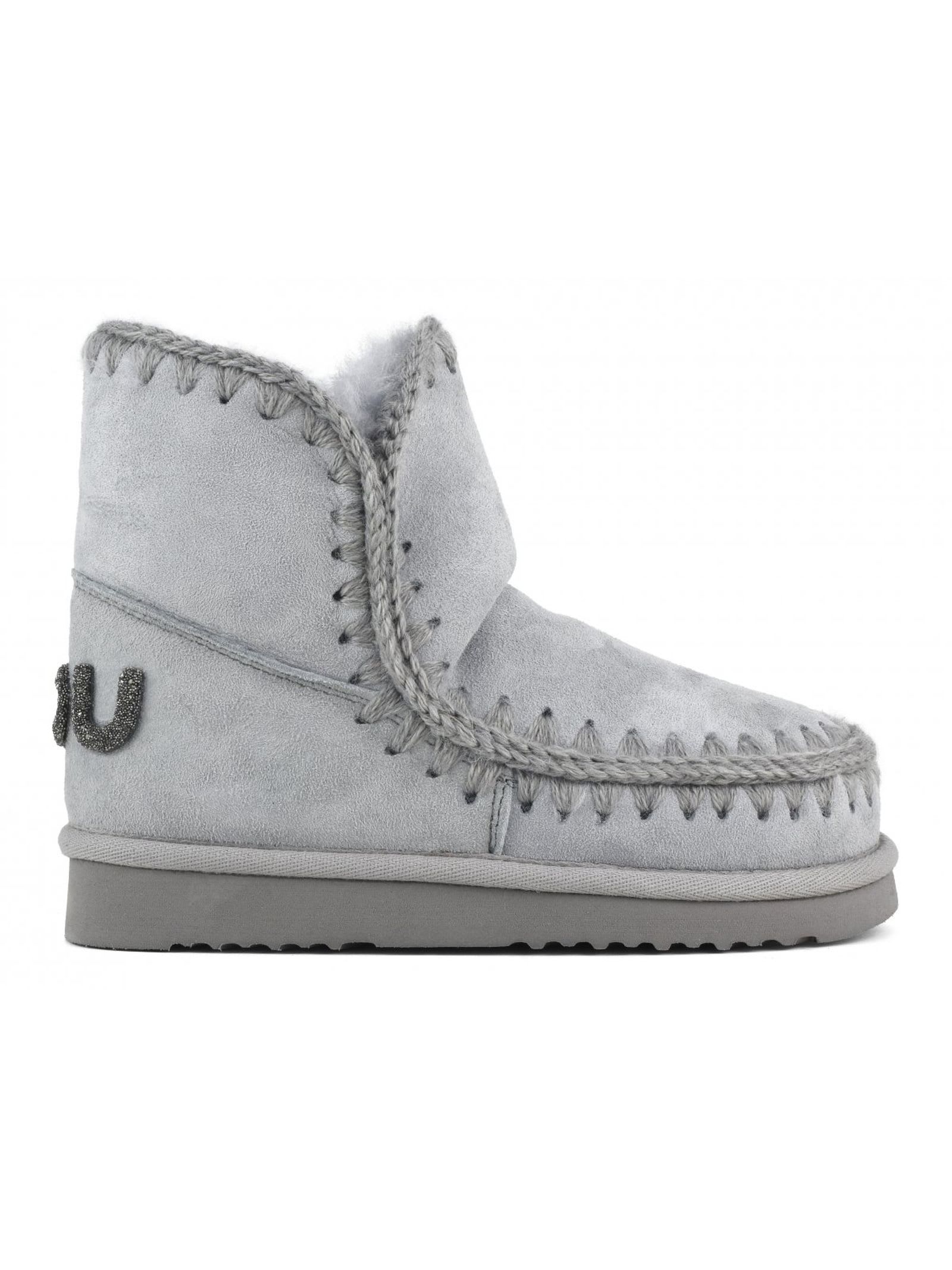 Shop Mou Light Grey Sheepskin Eskimo 18