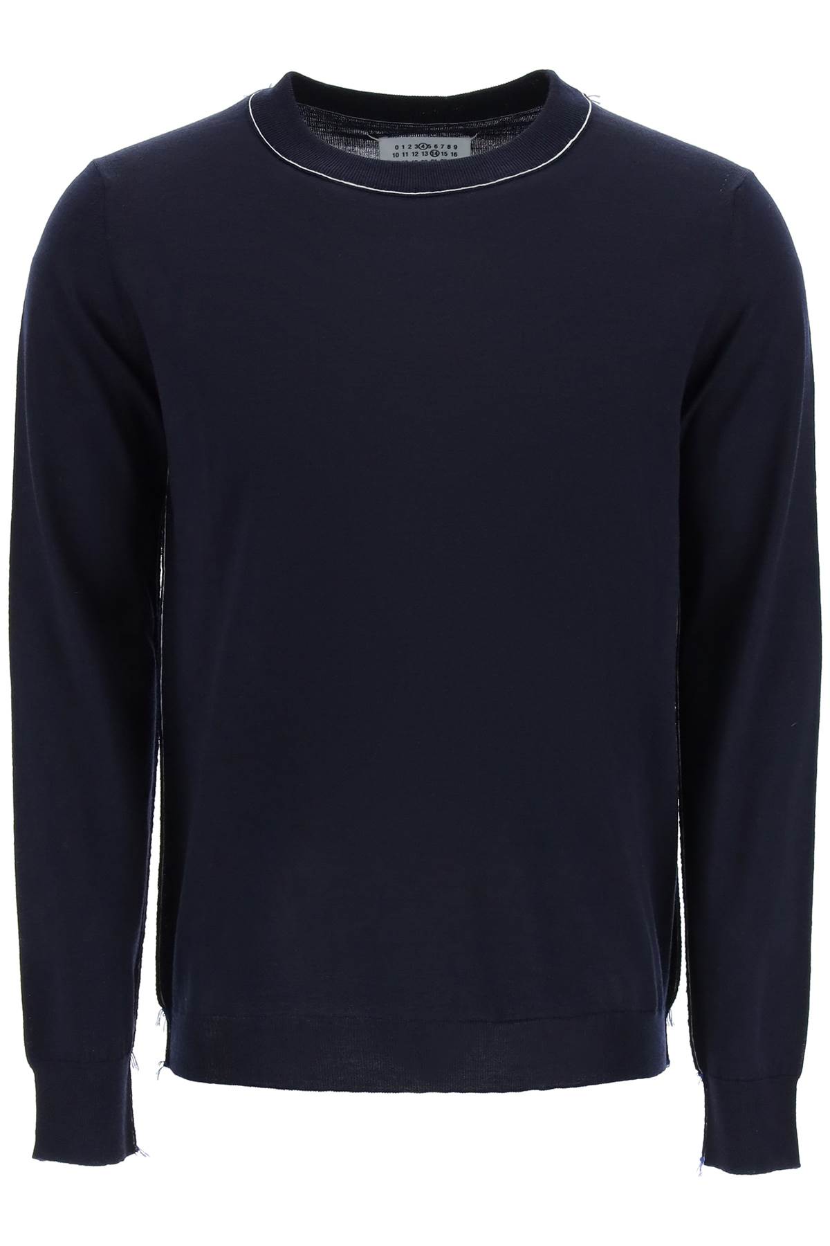 Maison Margiela Wool Sweater With Inside-out Seams