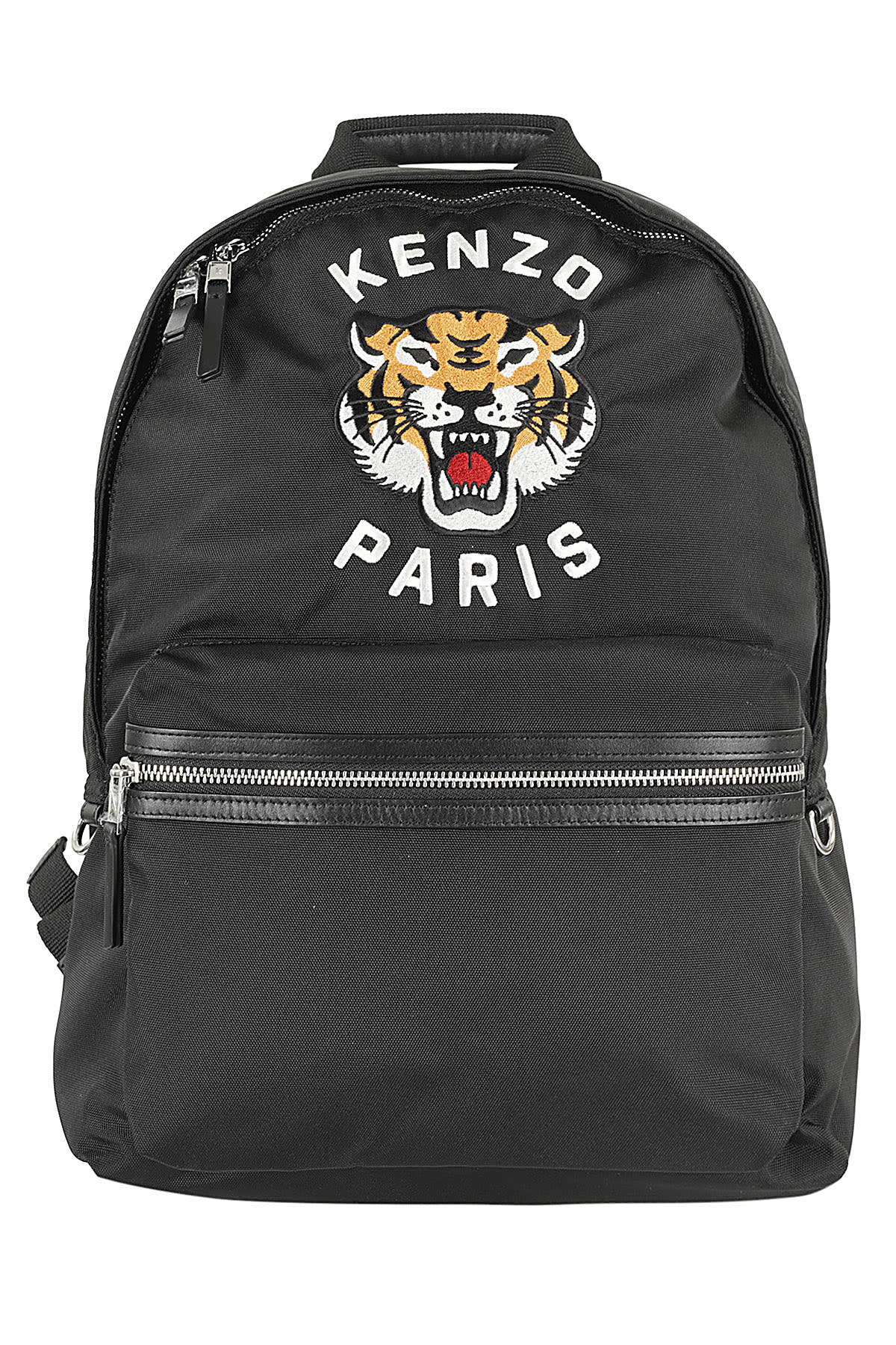 Shop Kenzo Varsity Tiger In Nero