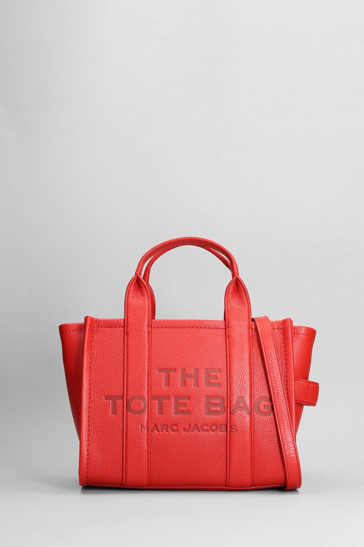 Marc Jacobs The Mini Tote Tote In Red Leather