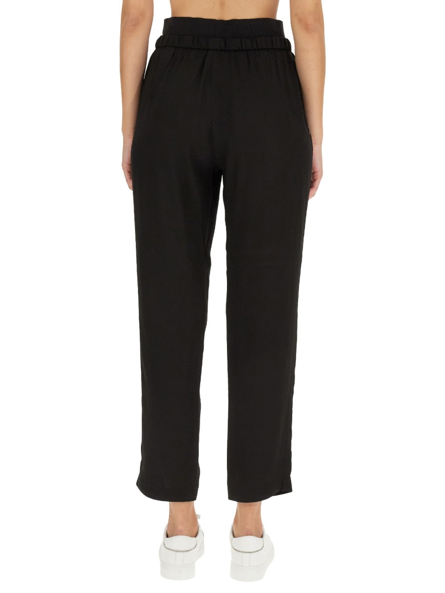 Shop Fabiana Filippi Pants With Elastic In Black