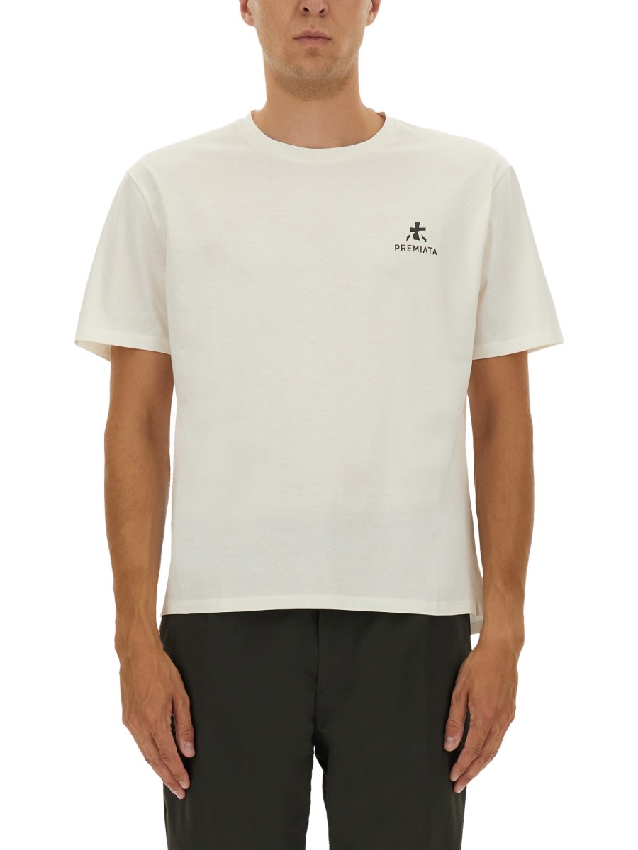 Premiata T-shirt With Logo In White