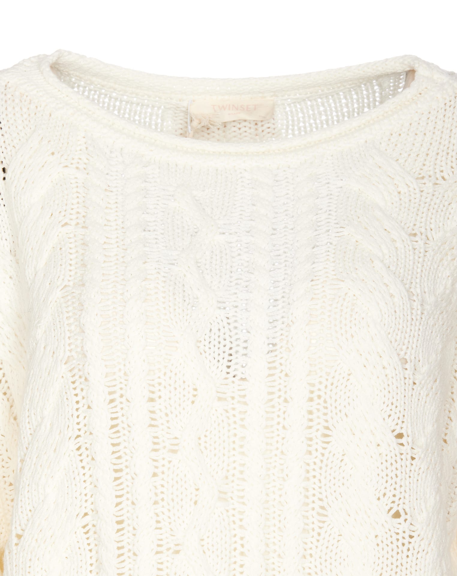 Shop Twinset Sweater In White