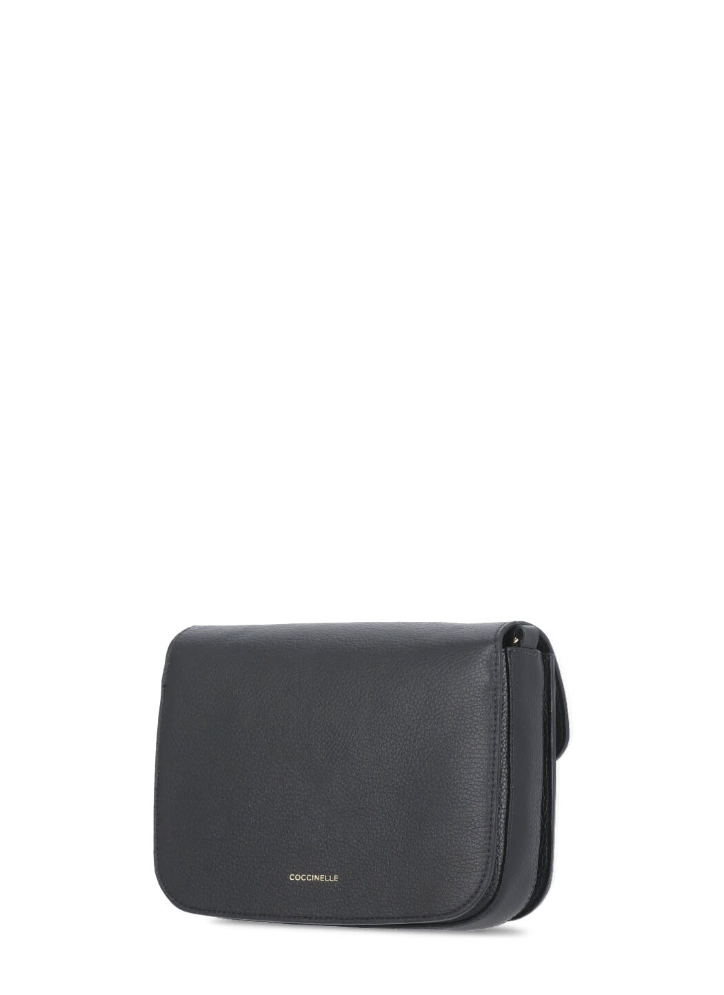 Coccinelle Black Leather Shoulder Bag In Black