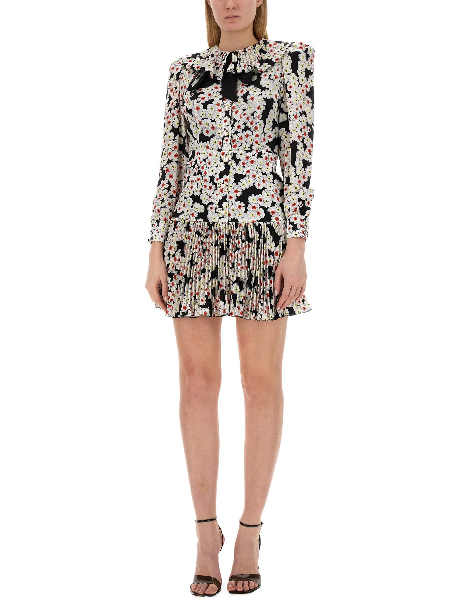 Alessandra Rich Mini Dress In Multicolour